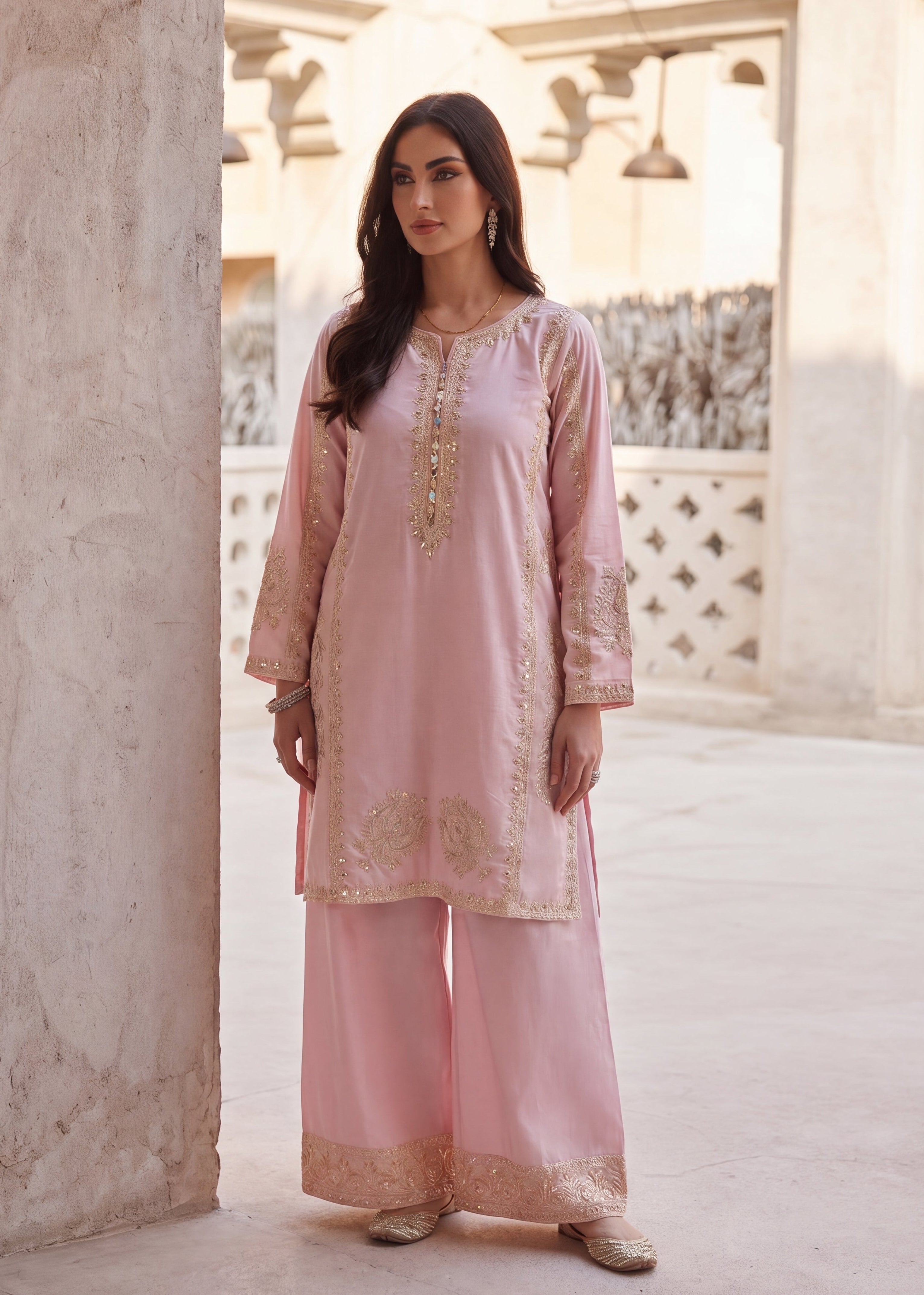 Qurbat Premium Fabric Pakistani Summer Dresses - Sahiba-clothing - 1