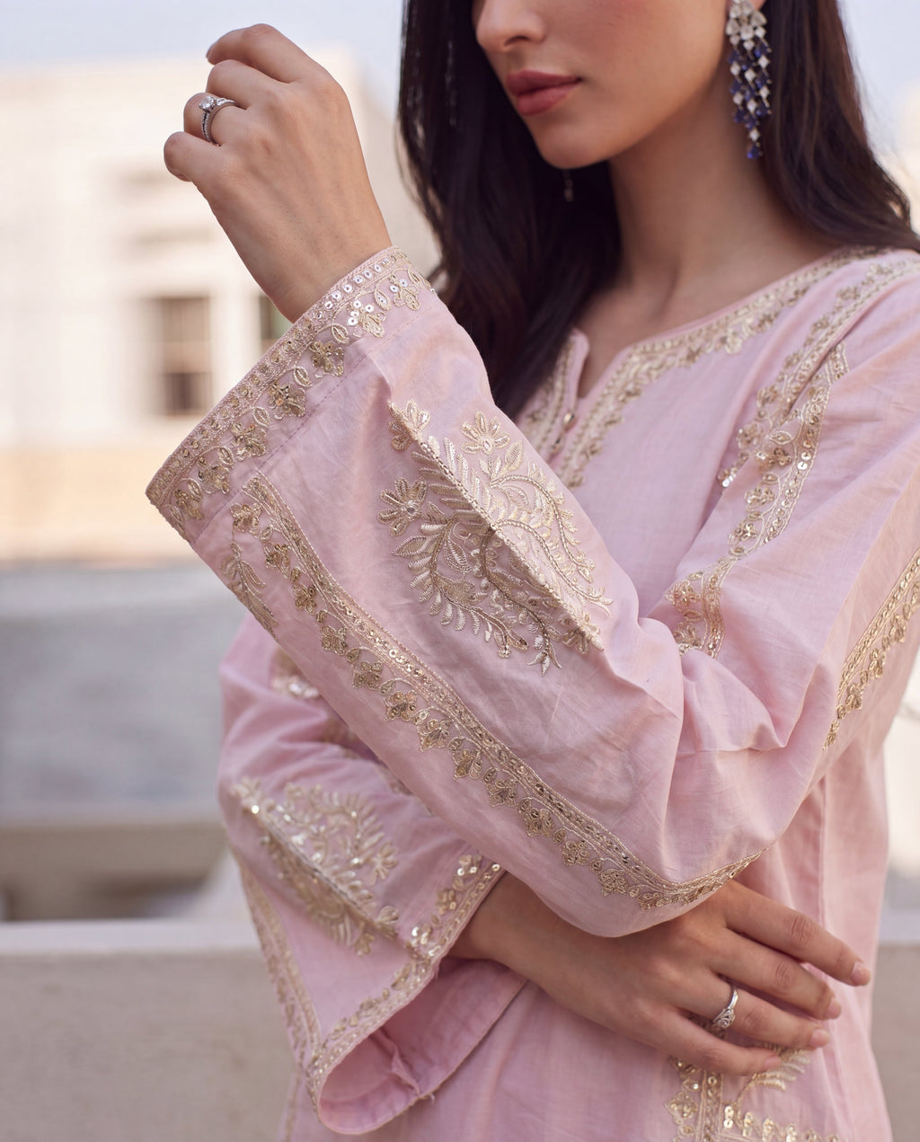 Qurbat Premium Fabric Pakistani Summer Dresses - Sahiba-clothing - 3