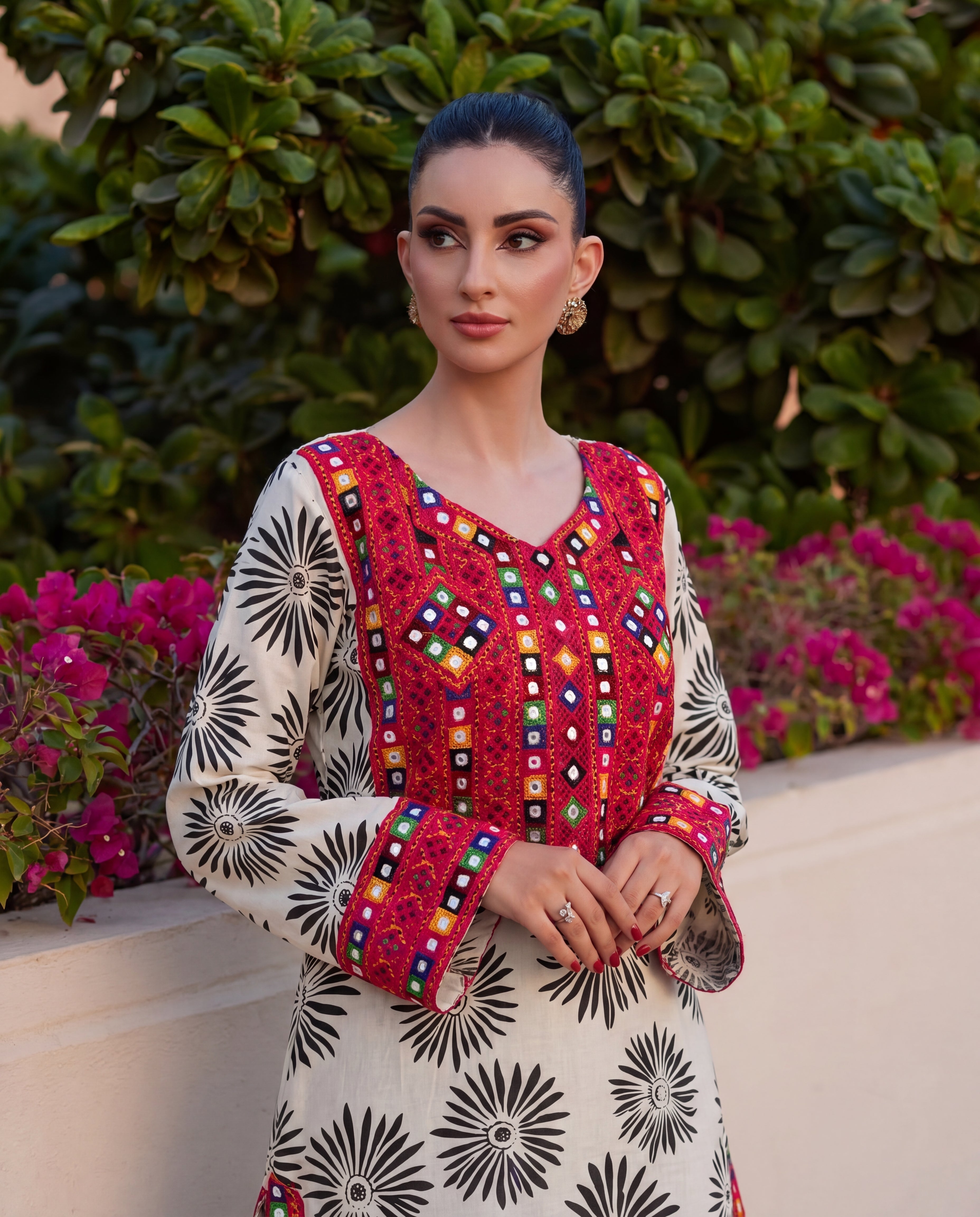 Coreopsis Premium Fabric Pakistani Summer Dresses - Sahiba-clothing - 2