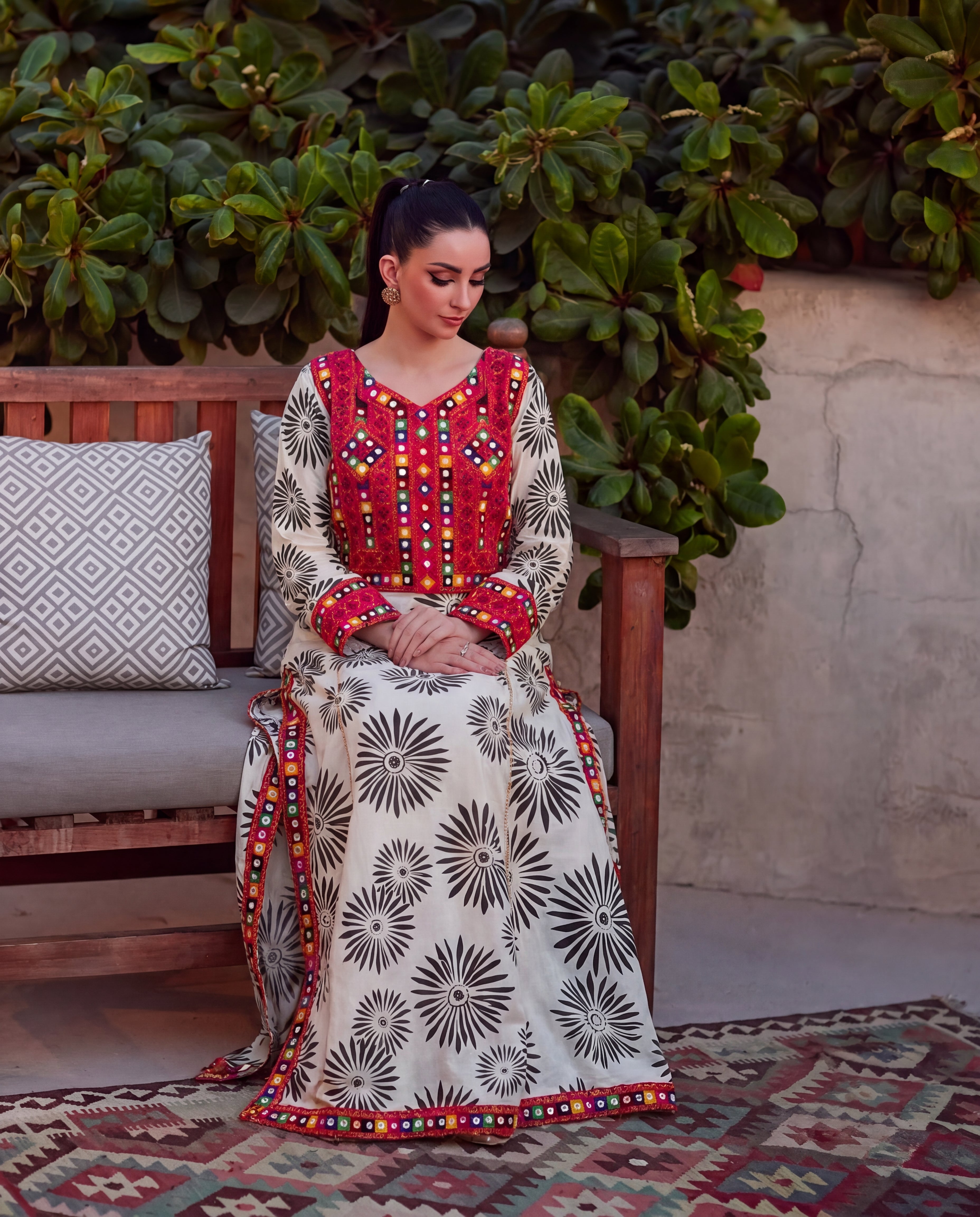 Coreopsis Premium Fabric Pakistani Summer Dresses - Sahiba-clothing - 5
