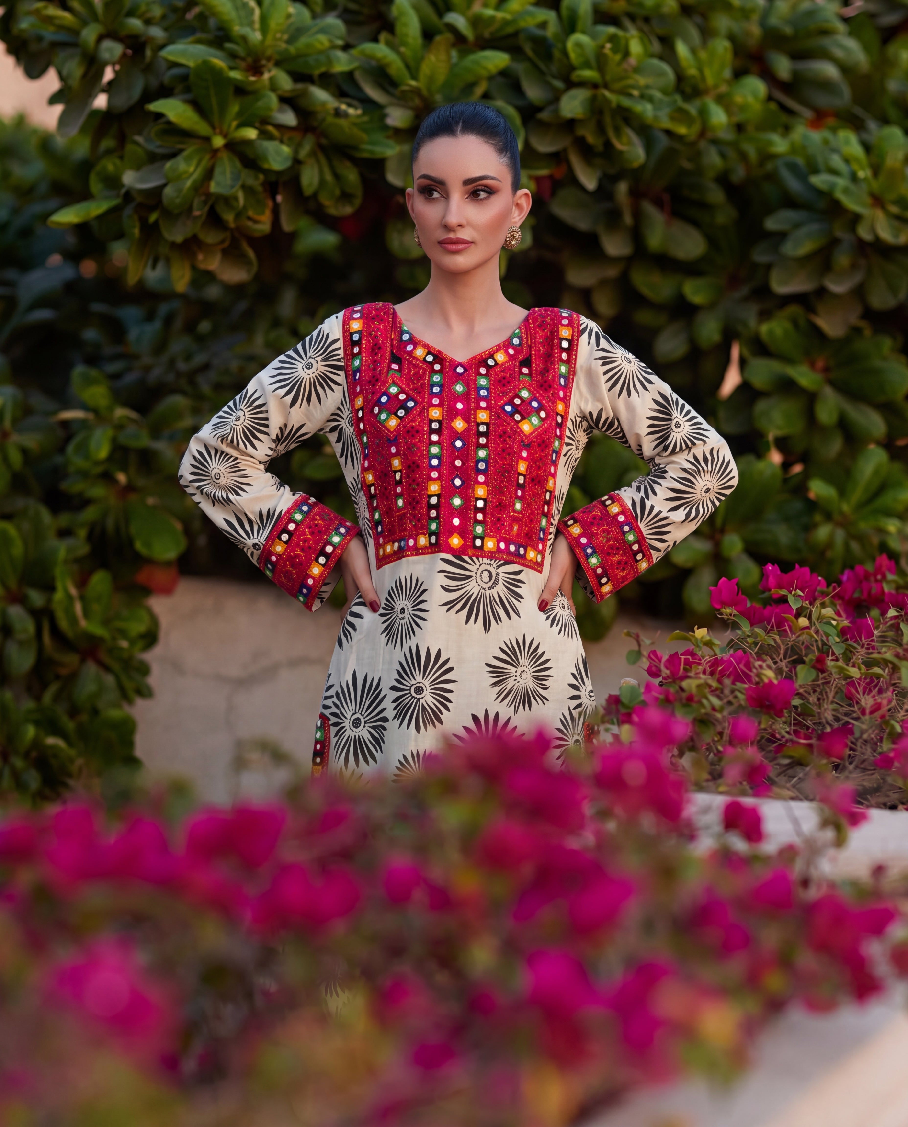 Coreopsis Premium Fabric Pakistani Summer Dresses - Sahiba-clothing - 4