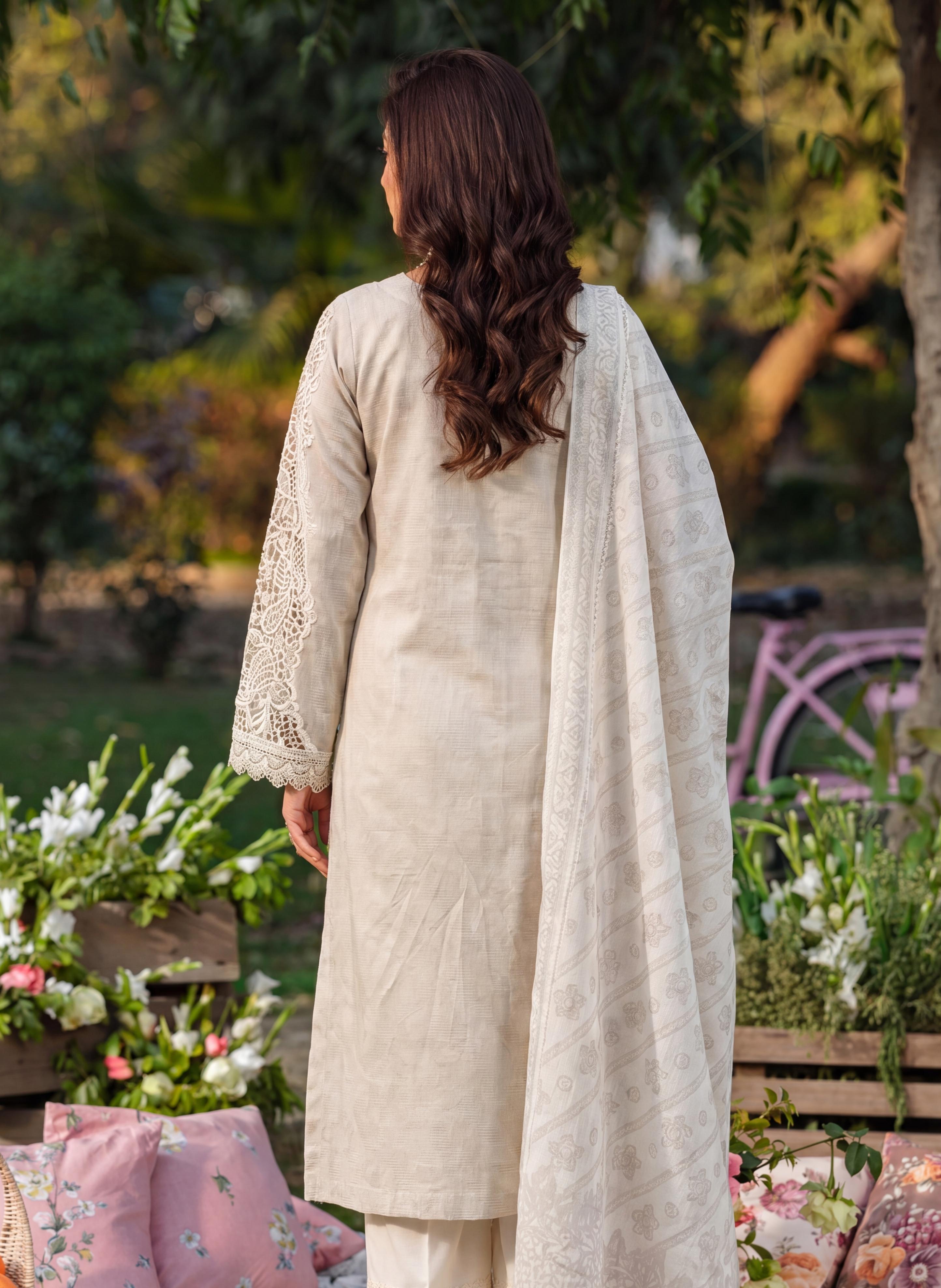 Cornflower Premium Fabric Pakistani Summer Dresses - Sahiba-clothing - 2