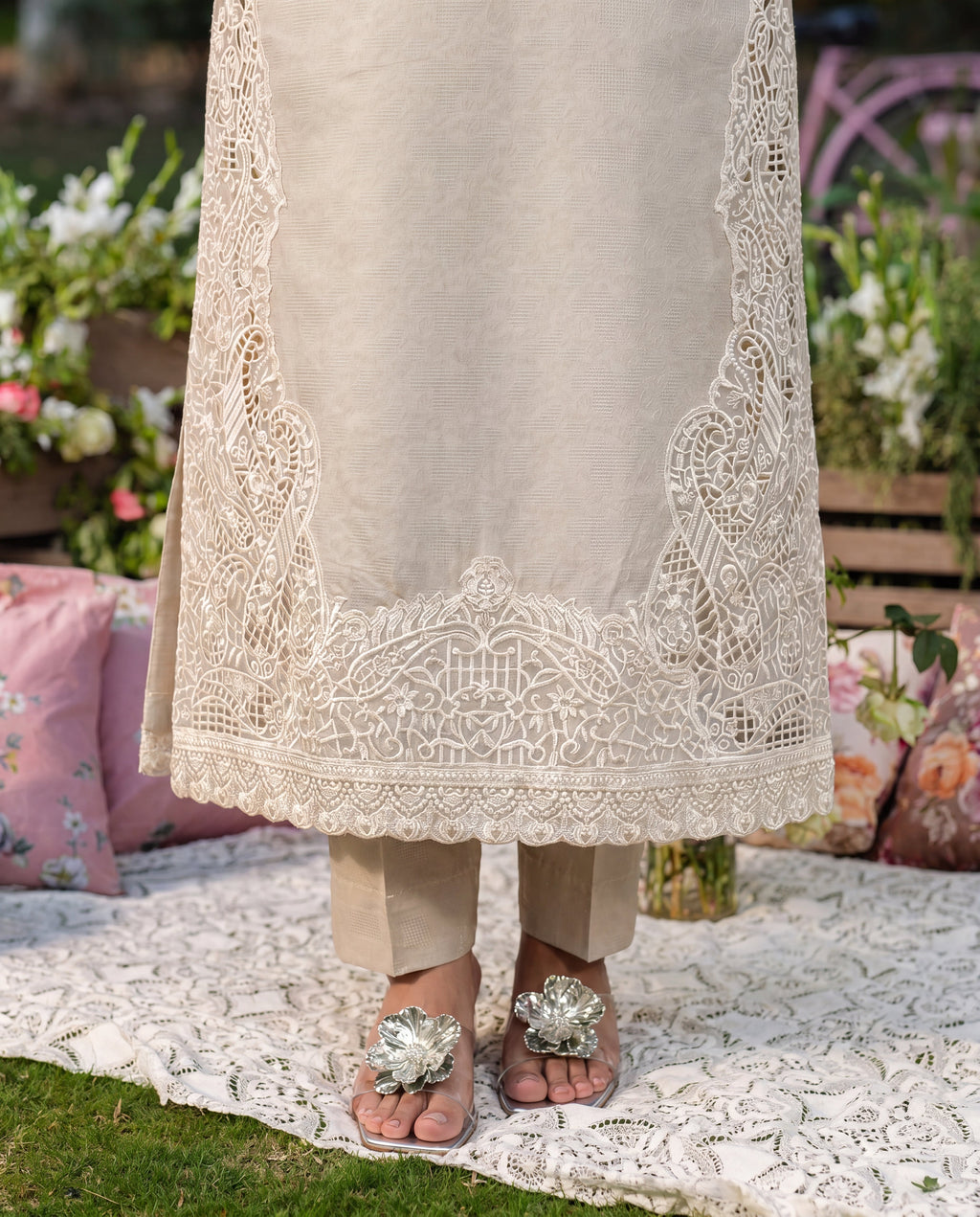 Cornflower Premium Fabric Pakistani Summer Dresses - Sahiba-clothing - 5