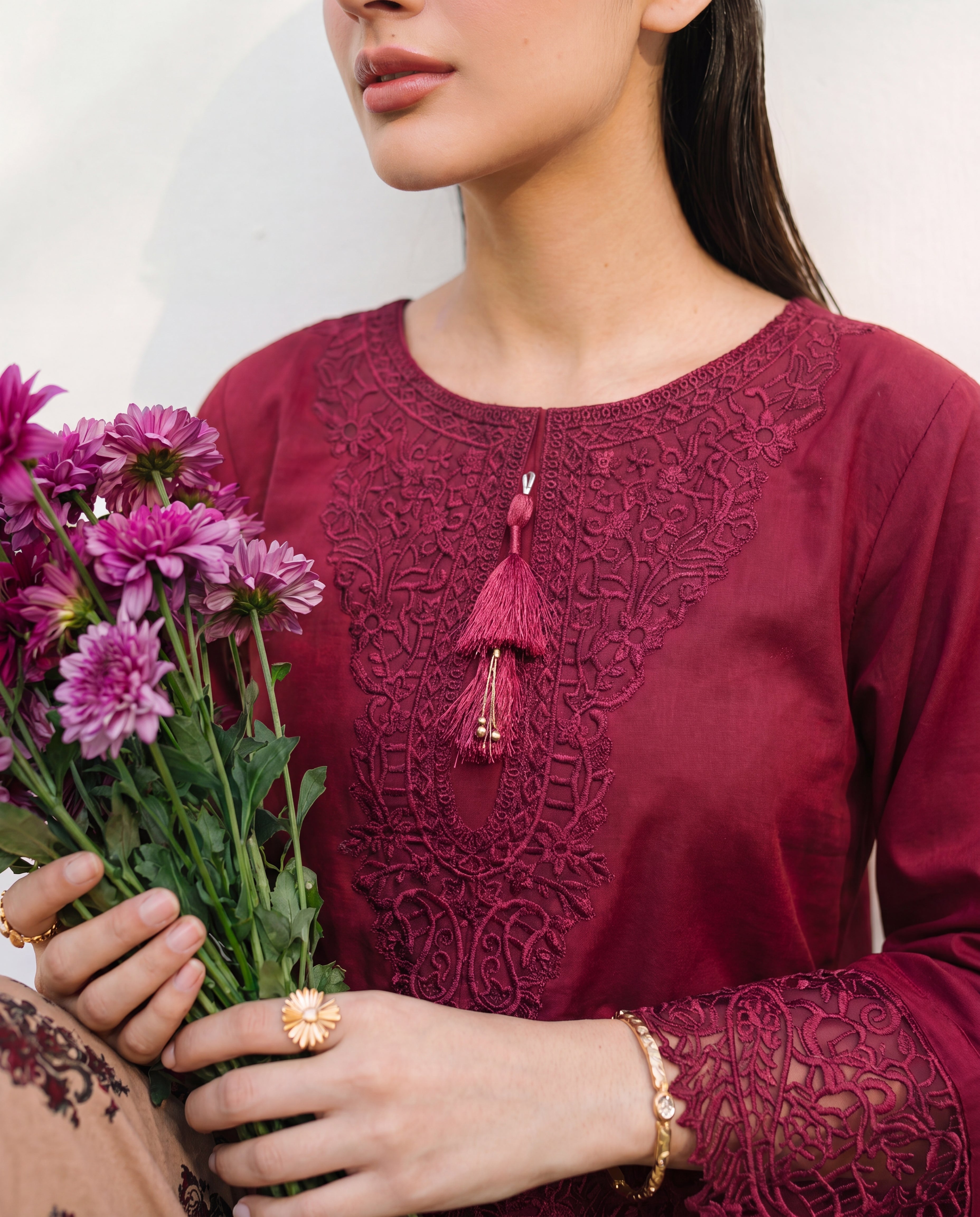 Grandiflora Premium Fabric Pakistani Summer Dresses - Sahiba-clothing - 3