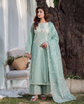 Badar Pista Premium Fabric Pakistani Summer Dresses - Sahiba-clothing - 1
