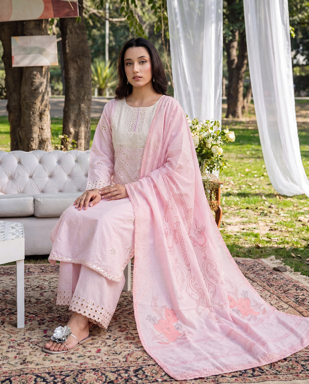 Badar Premium Fabric Pakistani Summer Dresses - Sahiba-clothing - 7