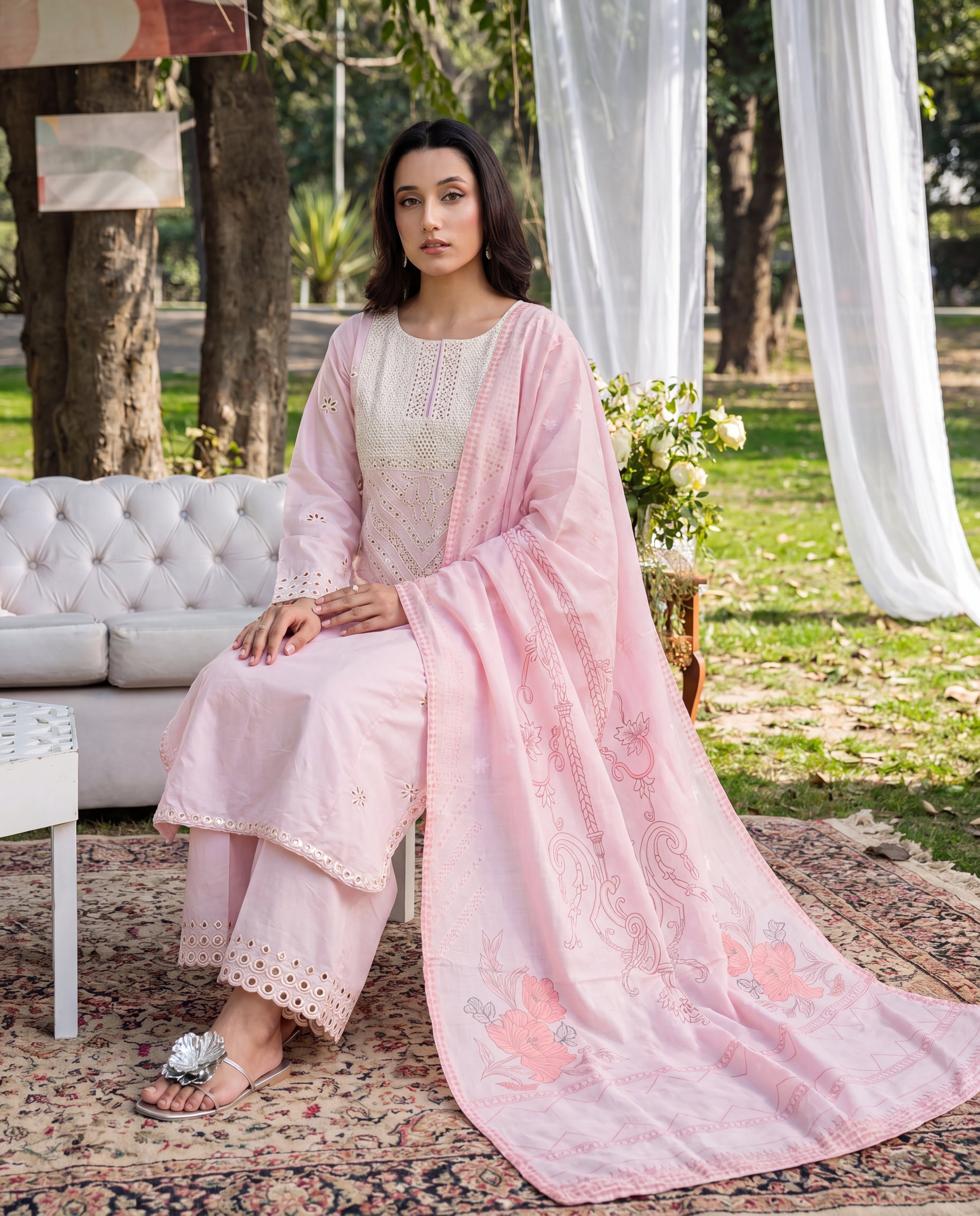 Badar Premium Fabric Pakistani Summer Dresses - Sahiba-clothing - 7