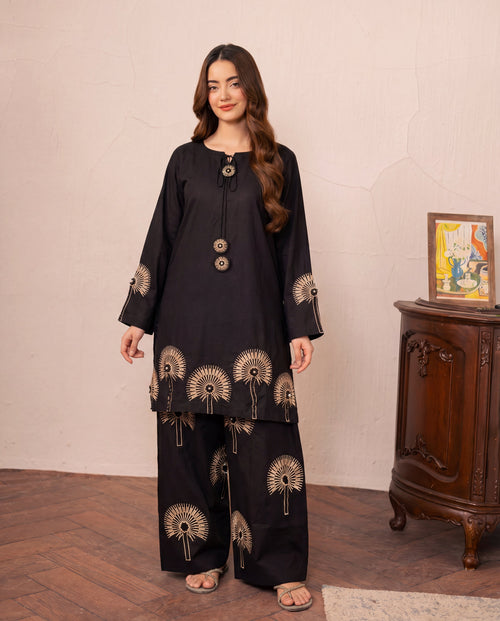 Black-Magic Premium Fabric Pakistani Summer Dresses - Sahiba-clothing - 2