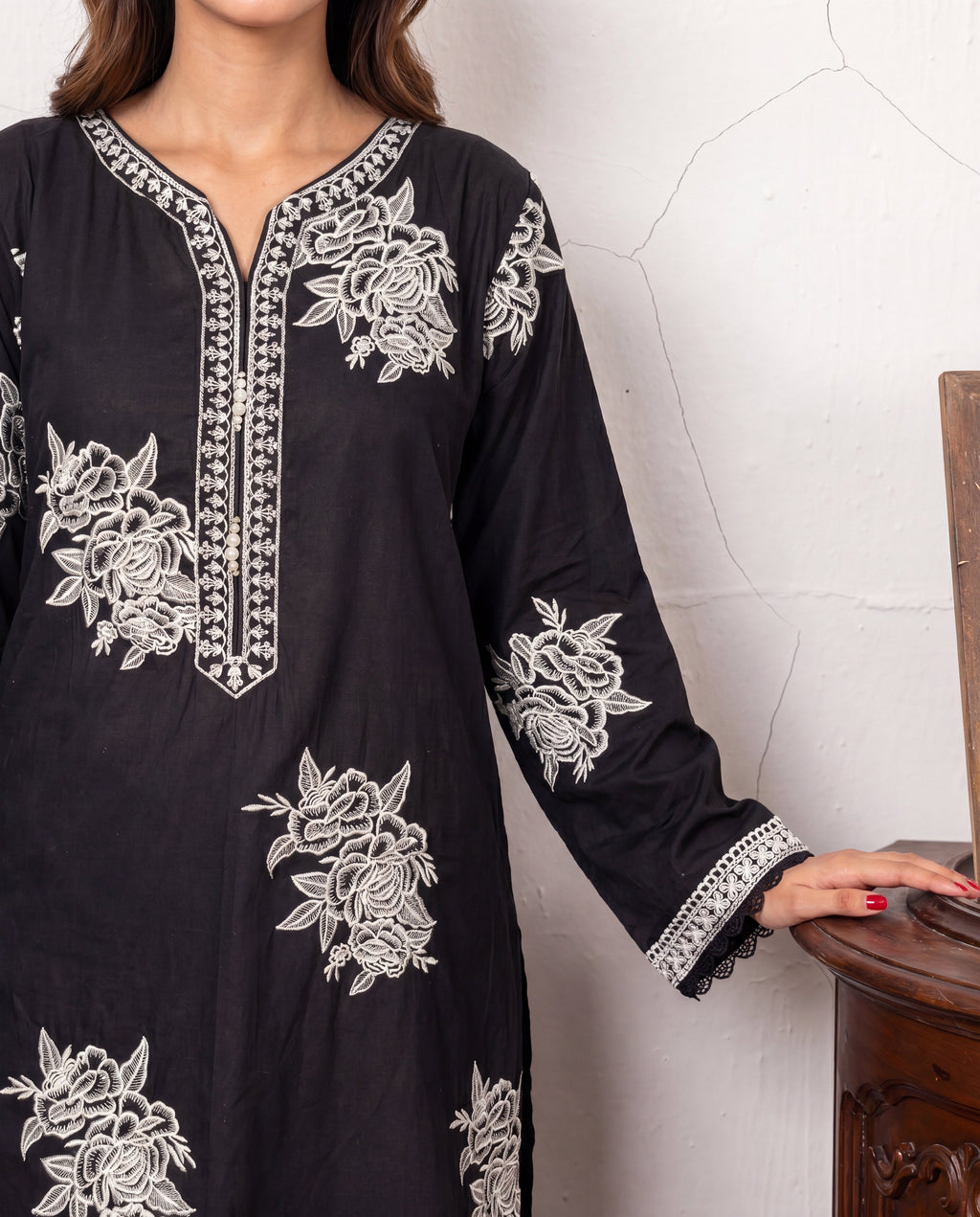 Rustic Premium Fabric Pakistani Summer Dresses - Sahiba-clothing - 4