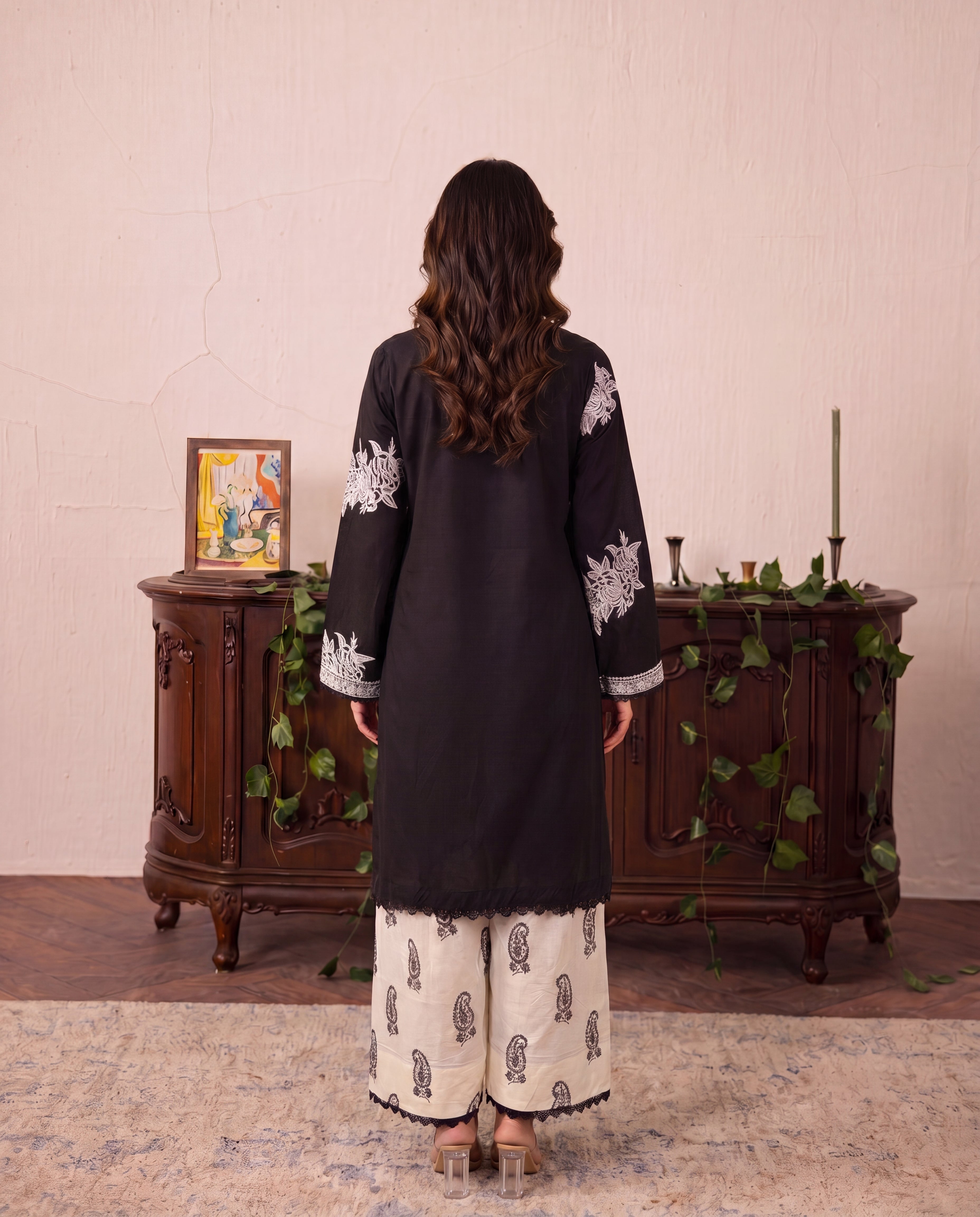 Rustic Premium Fabric Pakistani Summer Dresses - Sahiba-clothing - 2