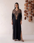 Grana Black Premium Fabric Pakistani Winter Dresses - Sahiba-clothing - 1