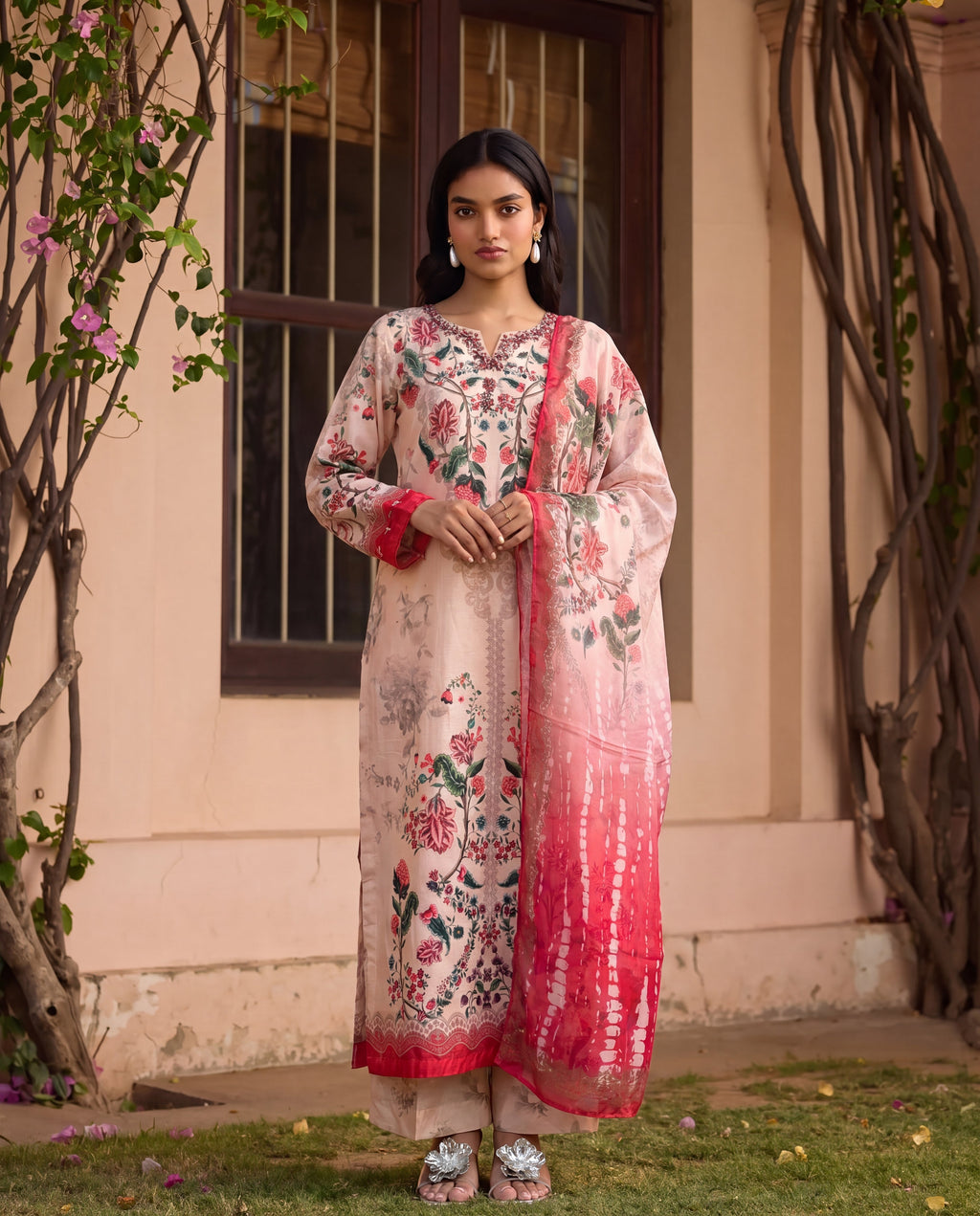 Alexina Premium Fabric Pakistani Summer Dresses - Sahiba-clothing - 6