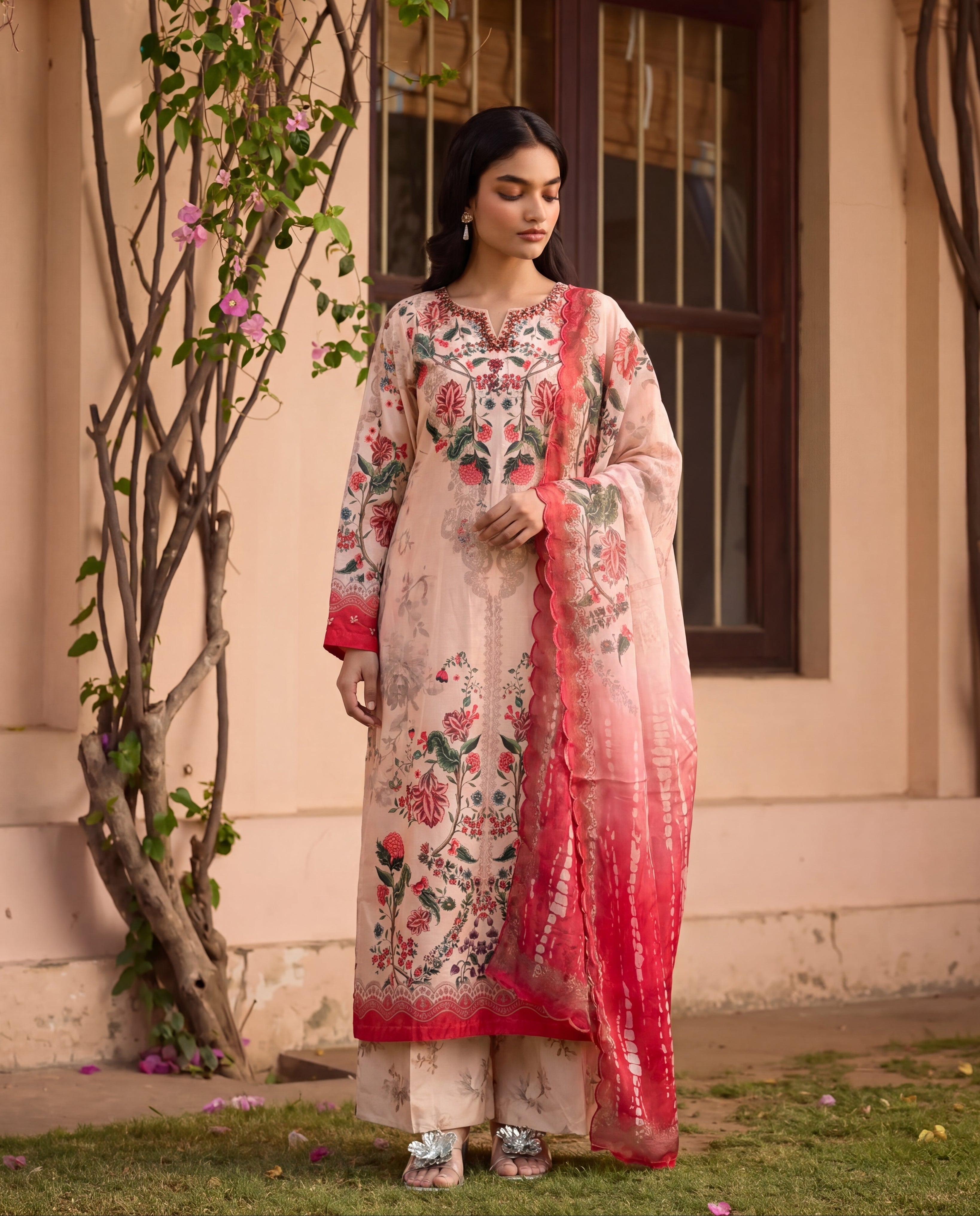 Alexina Premium Fabric Pakistani Summer Dresses - Sahiba-clothing - 1