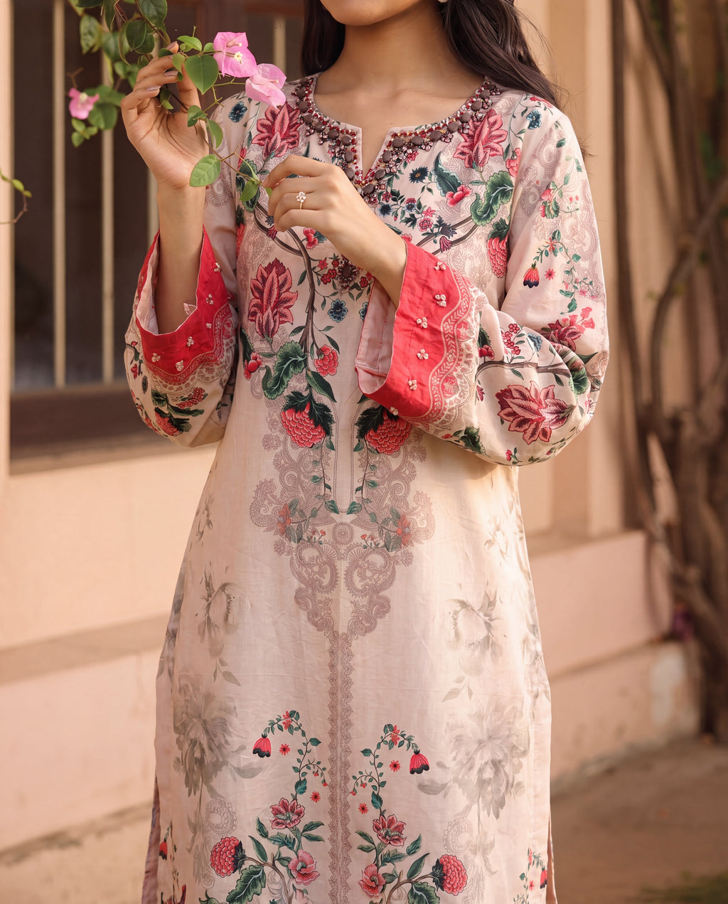 Alexina Premium Fabric Pakistani Summer Dresses - Sahiba-clothing - 5