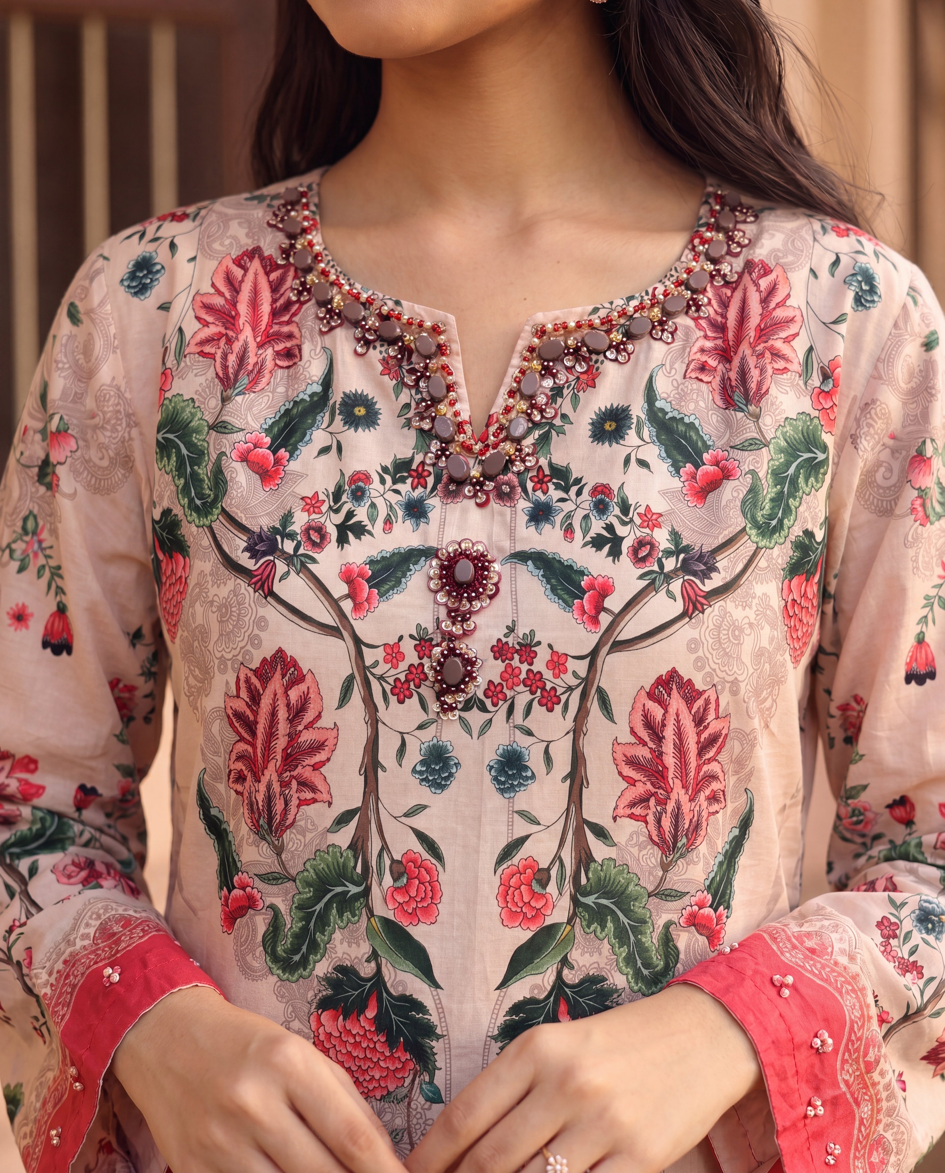 Alexina Premium Fabric Pakistani Summer Dresses - Sahiba-clothing - 3