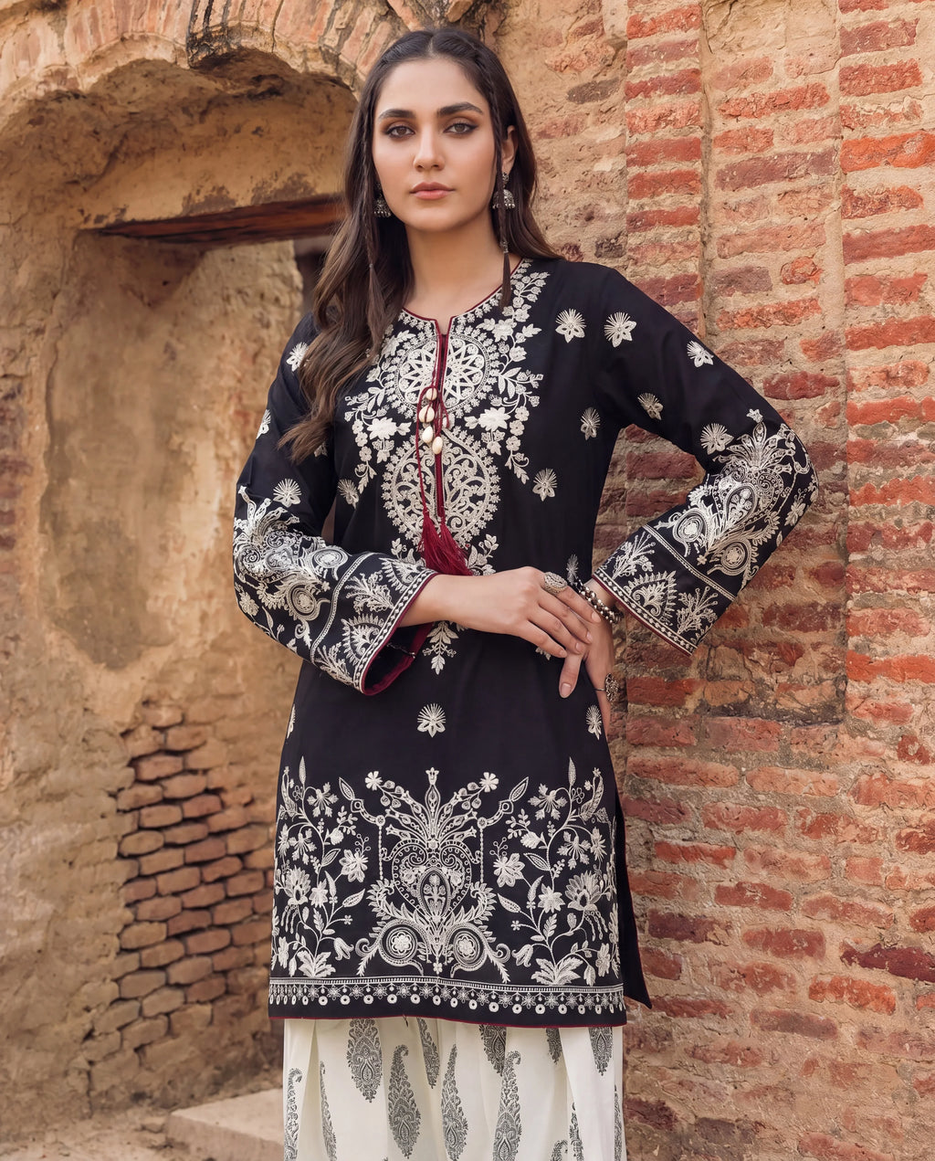Shajar Premium Fabric Pakistani Summer Dresses - Sahiba-clothing - 3
