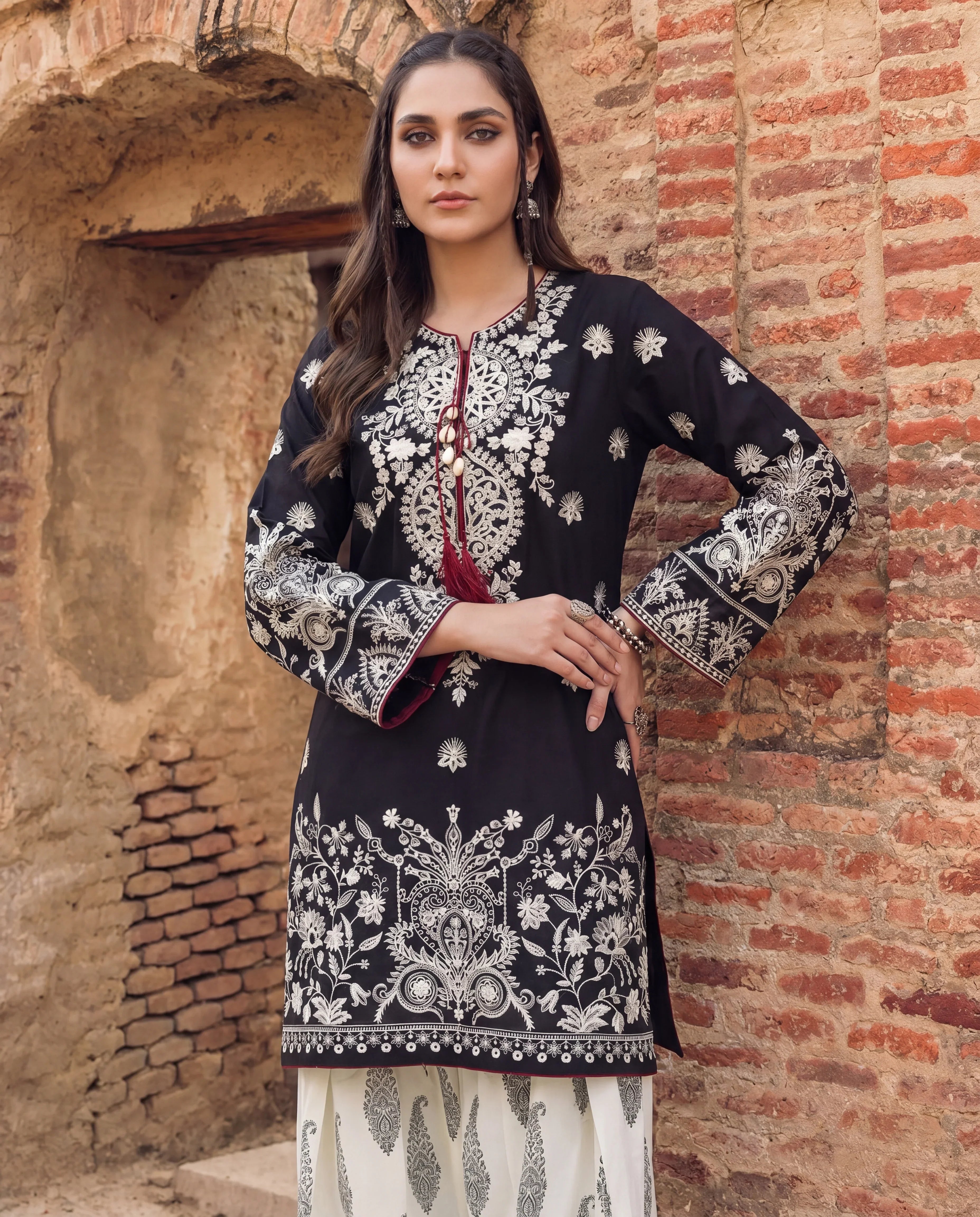 Shajar Premium Fabric Pakistani Summer Dresses - Sahiba-clothing - 3