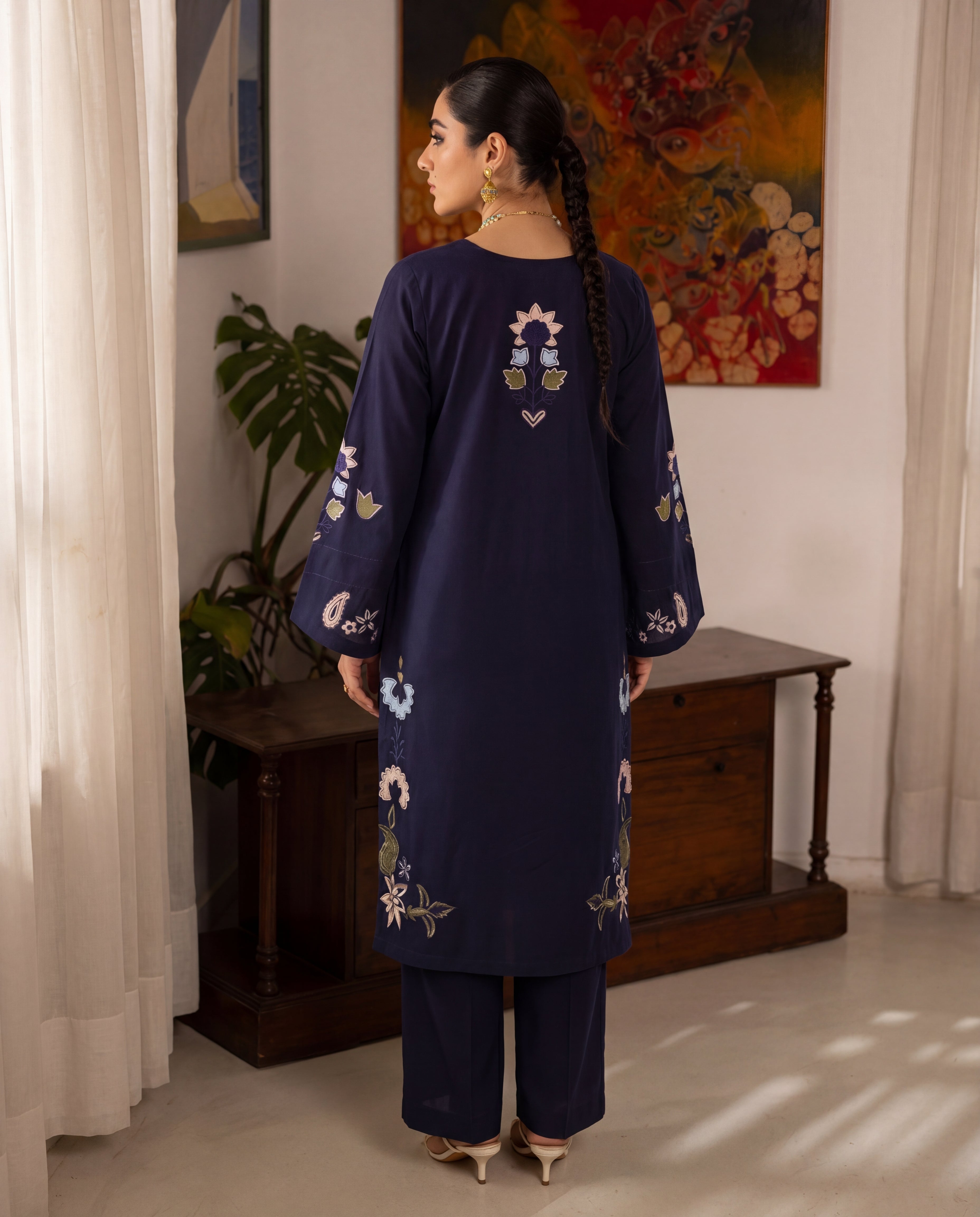 Zaviyar Premium Fabric Pakistani Summer Dresses - Sahiba-clothing - 7