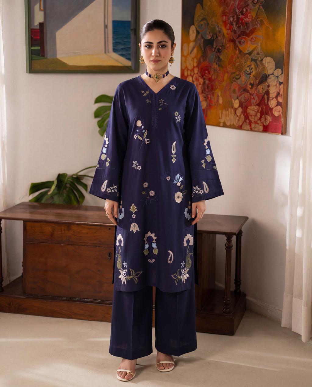 Zaviyar Premium Fabric Pakistani Summer Dresses - Sahiba-clothing - 1