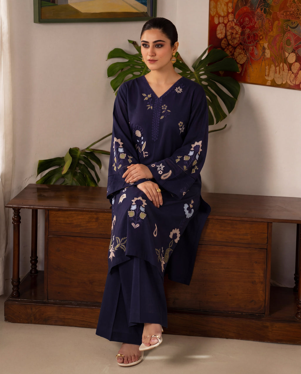 Zaviyar Premium Fabric Pakistani Summer Dresses - Sahiba-clothing - 5