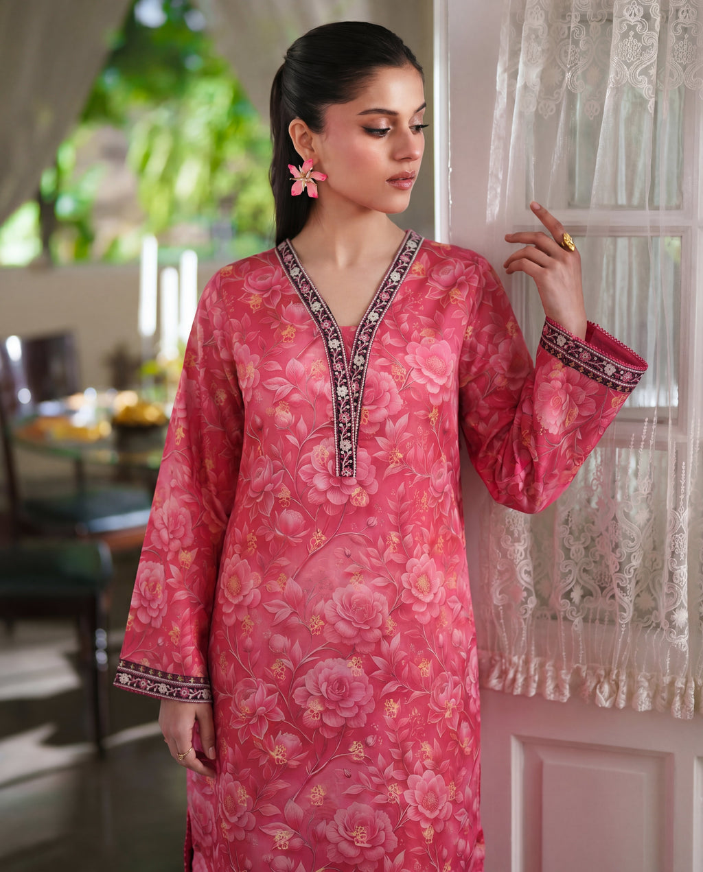 Zareh Premium Fabric Pakistani Summer Dresses - Sahiba-clothing - 3