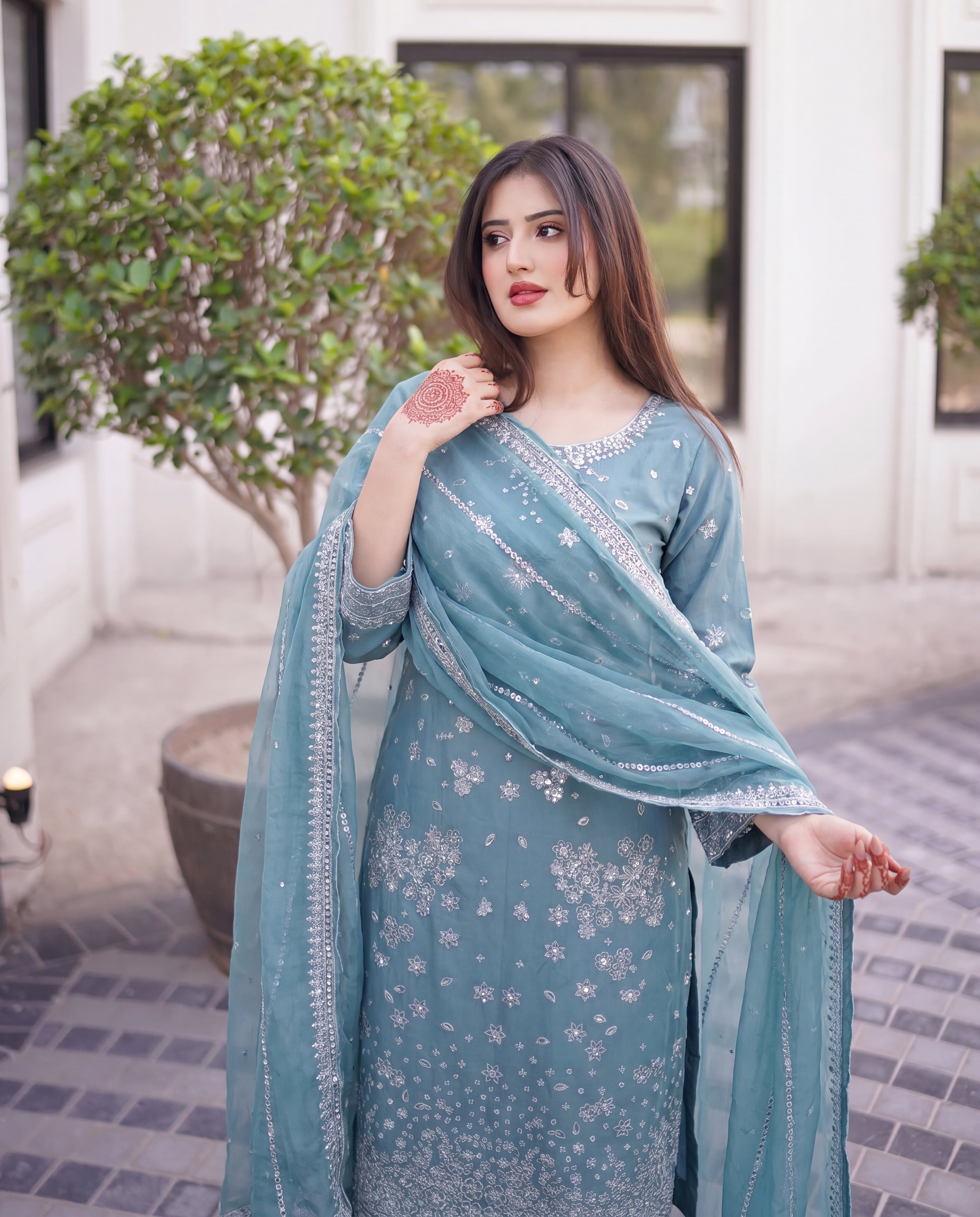 Bilonara Premium Fabric Pakistani Summer Dresses - Sahiba-clothing - 4