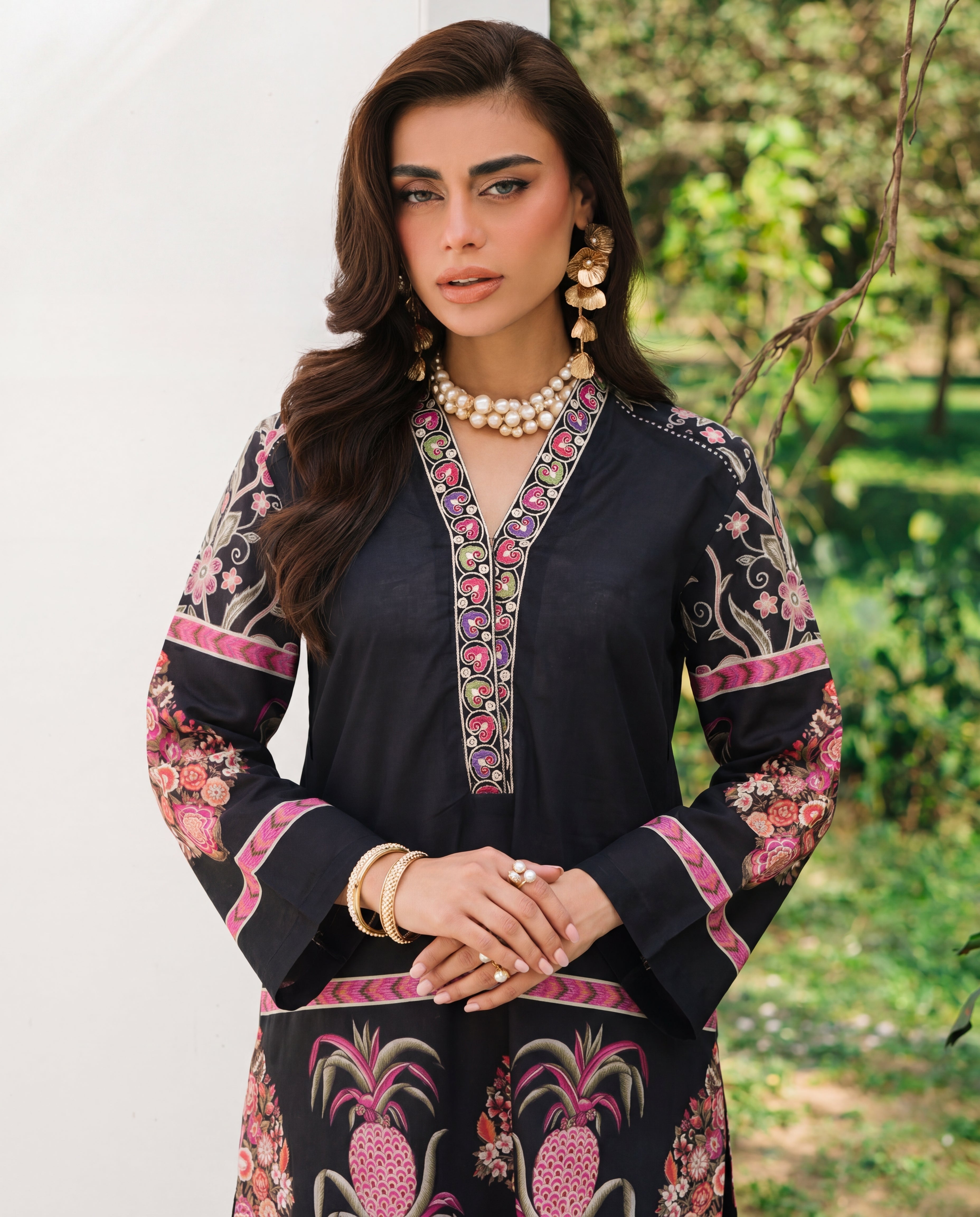 Geranium Premium Fabric Pakistani Summer Dresses - Sahiba-clothing - 3