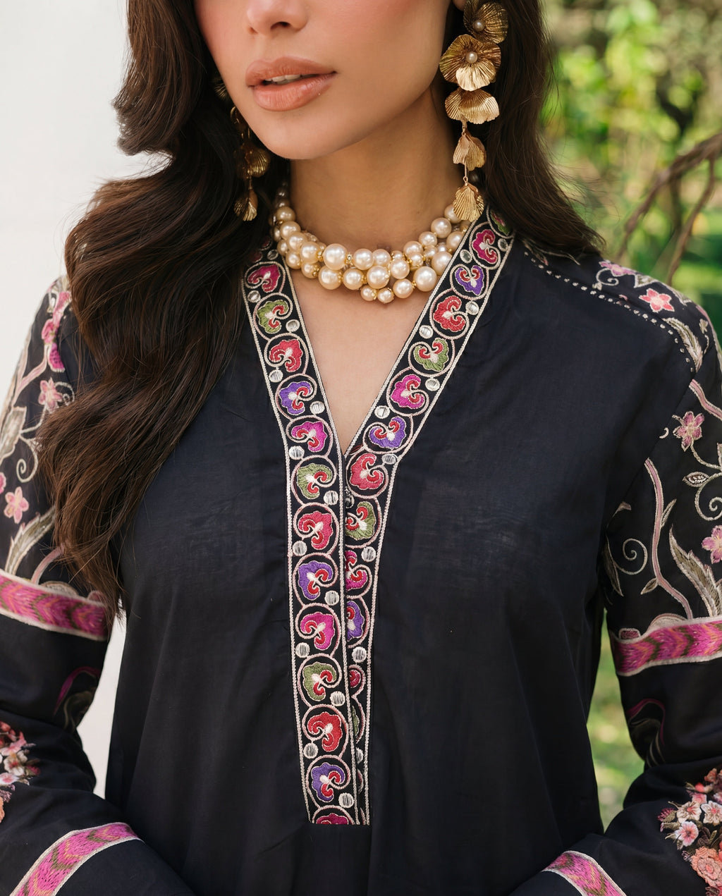 Geranium Premium Fabric Pakistani Summer Dresses - Sahiba-clothing - 4