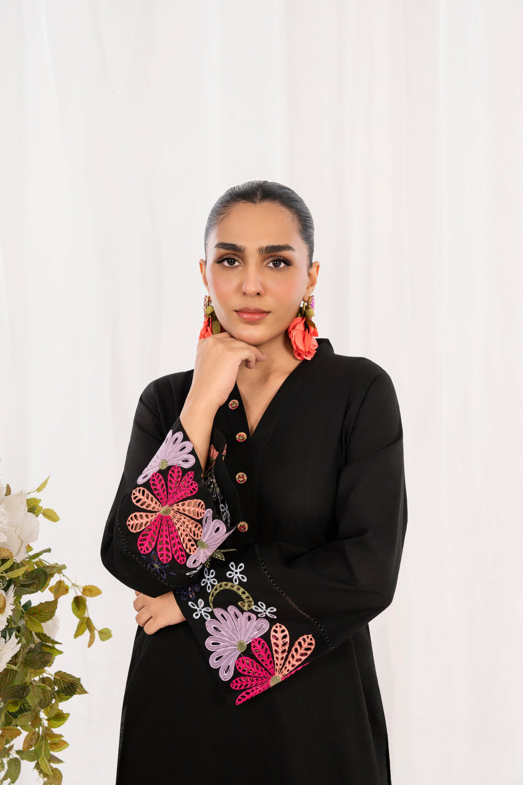 Gilla Premium Fabric Pakistani Summer Dresses - Sahiba-clothing - 3