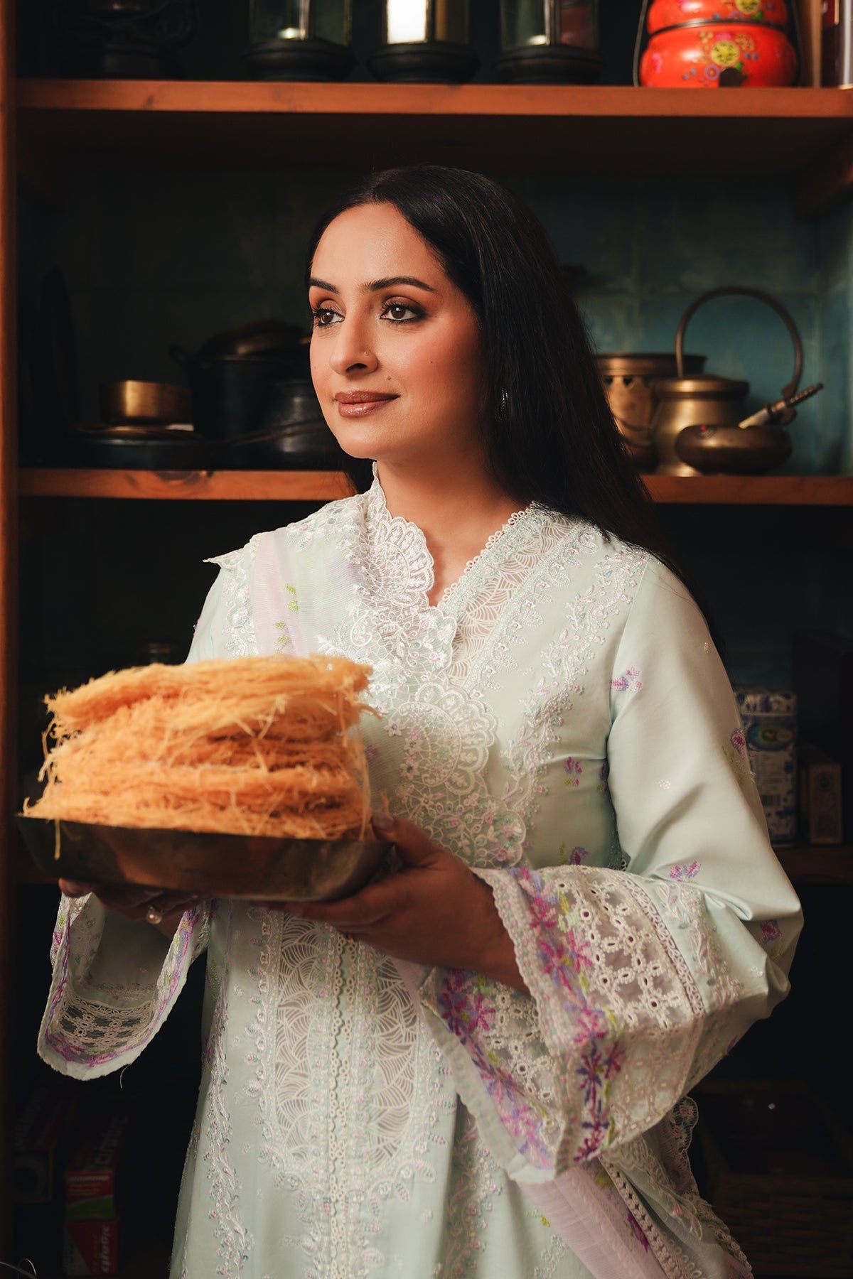 CHAM CHAM Organza Pakistani Summer Dresses - Afrozeh - 3