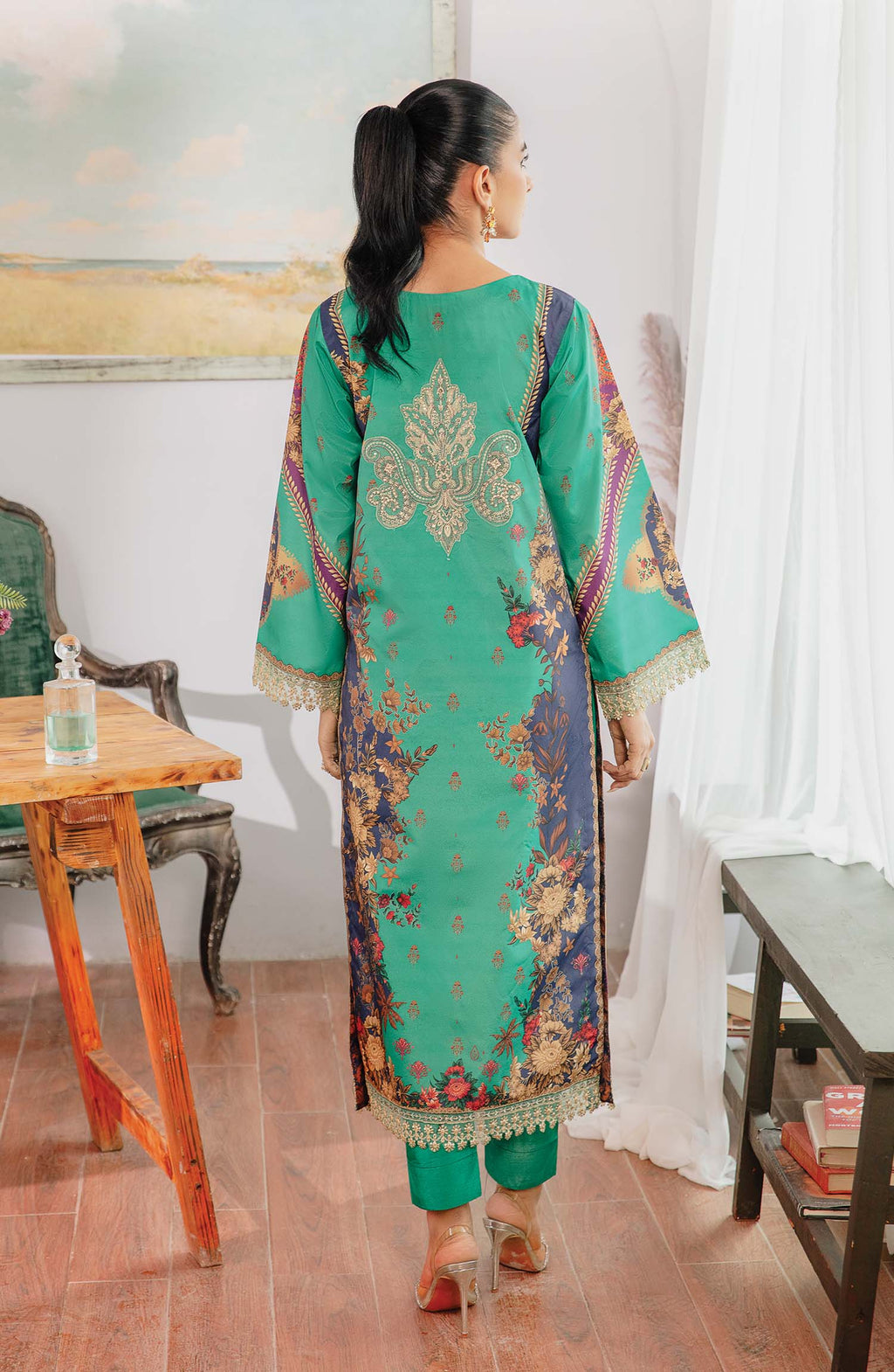 Florida Raw Silk Pakistani Formal Dresses