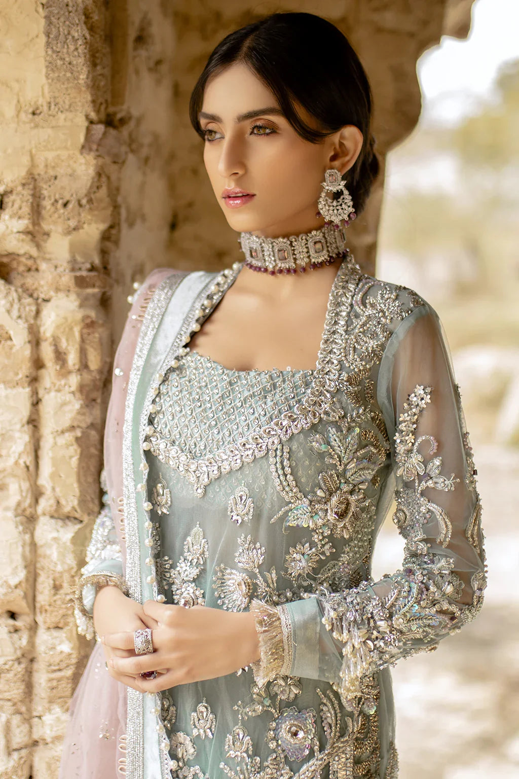 Sitara Organza Pakistani Bridal Dresses