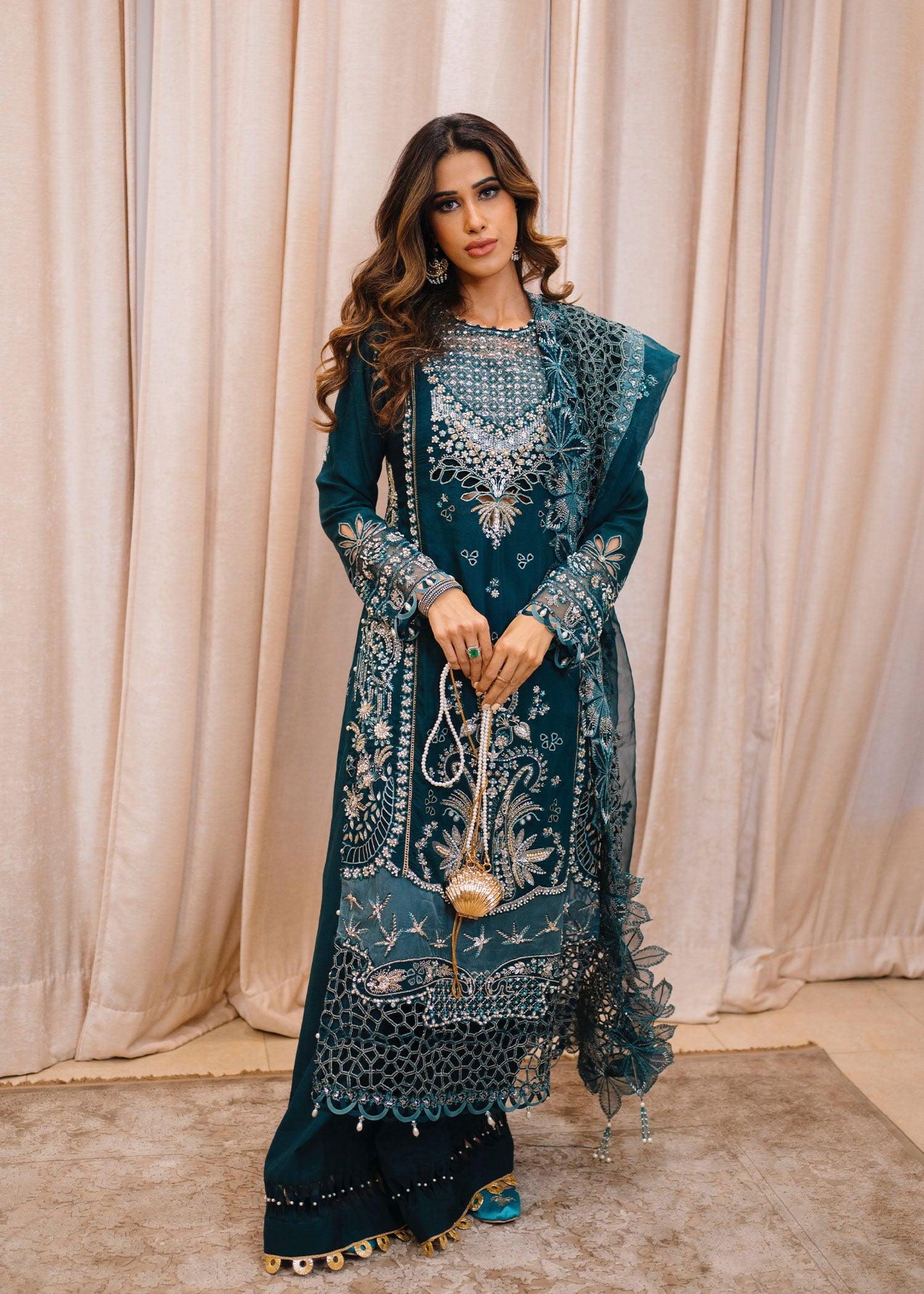 Emerald Night Luxury Pakistani Fashion