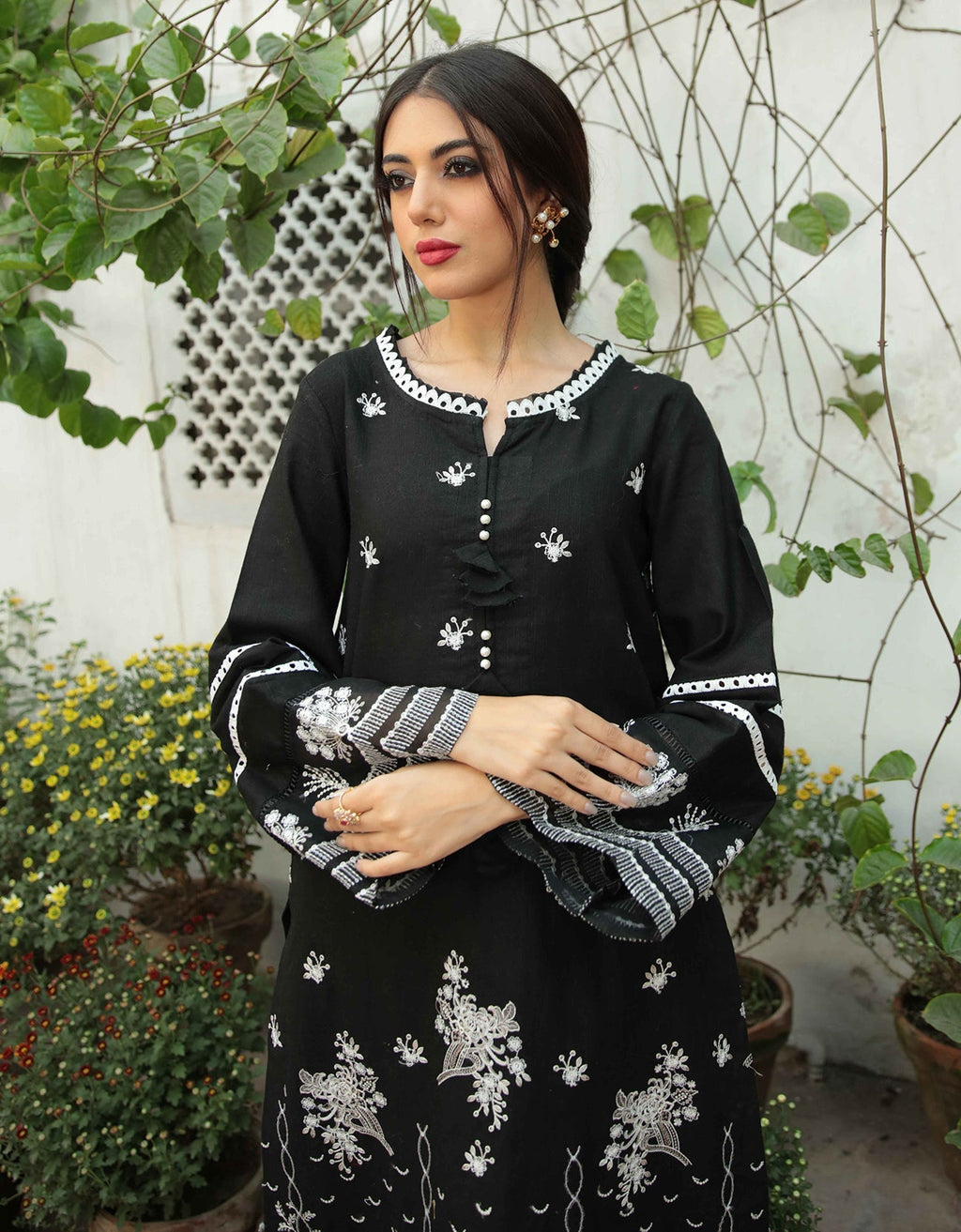 KH-05 Khaddar Pakistani Casuals Dresses