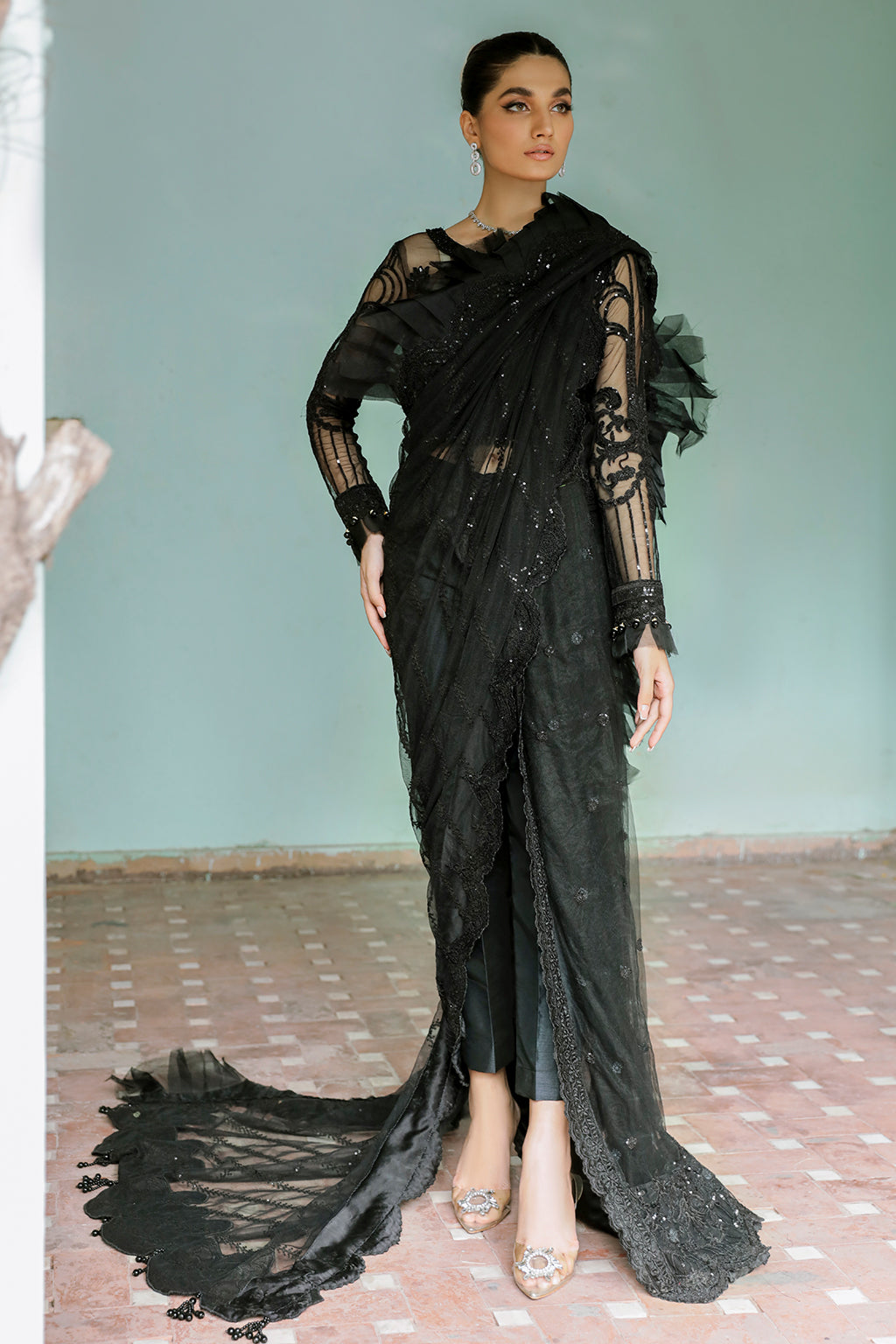 CANNA Embroidered Pakistani Dress