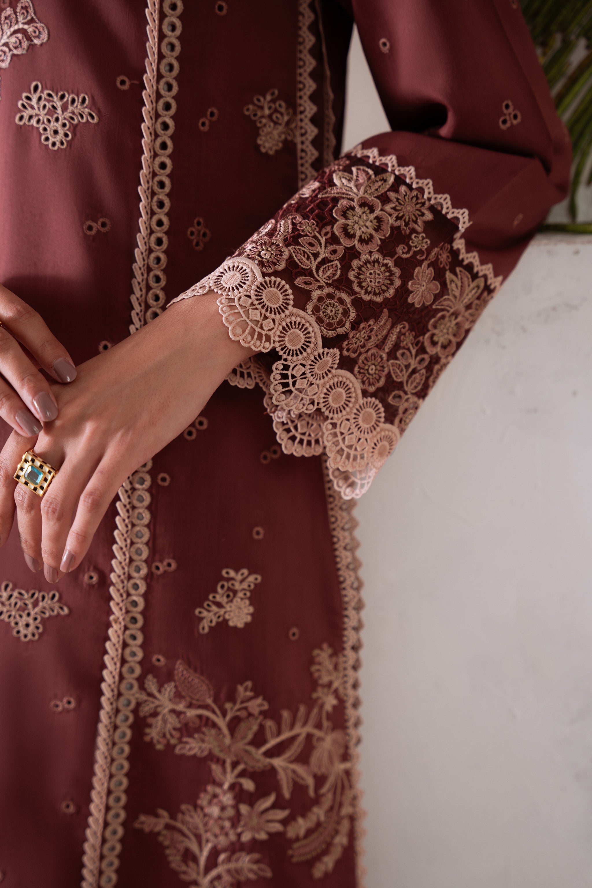 INARA (AV-04) Jacquard Pakistani Summer Dresses - aabyaan - 5