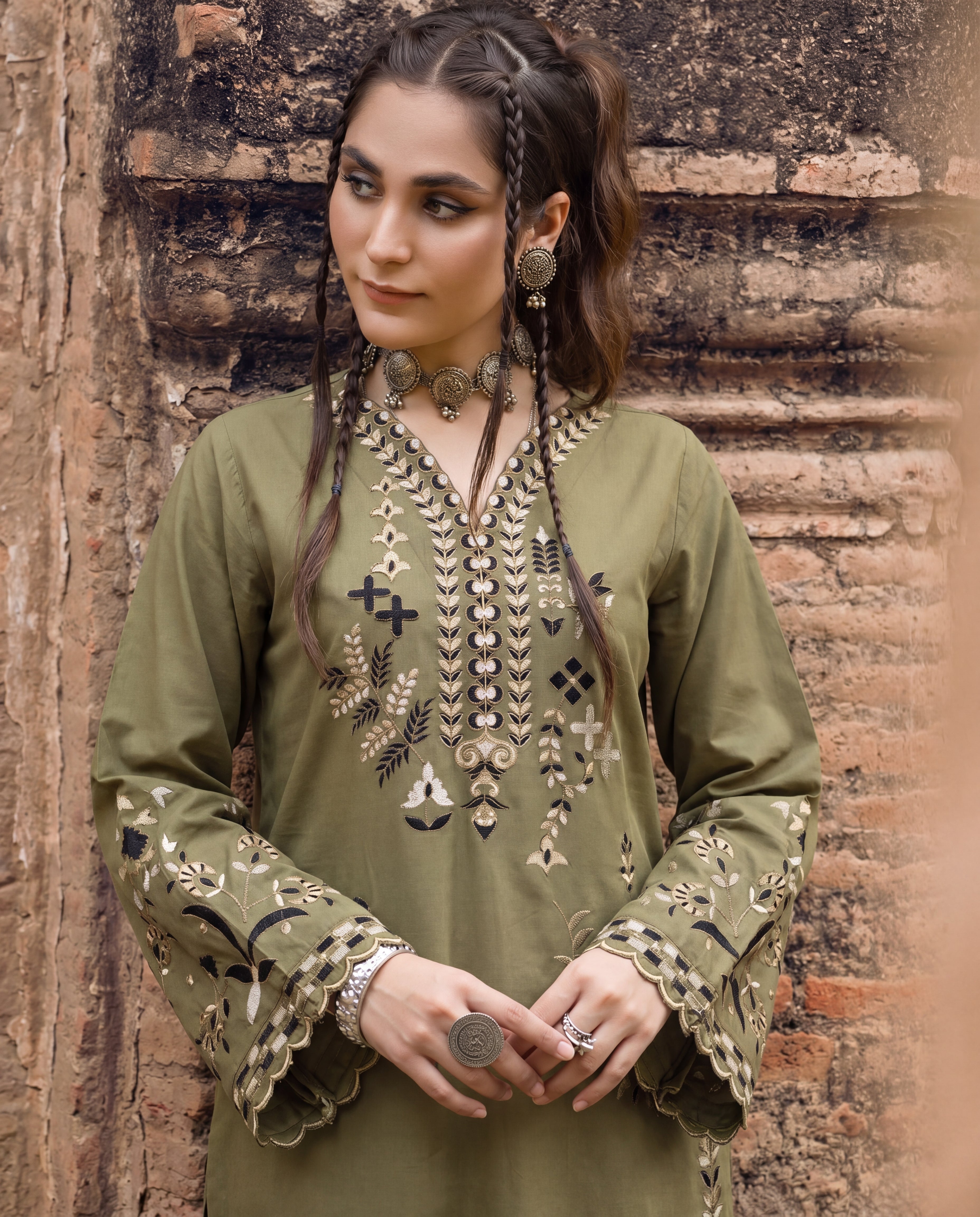 Ishwa Premium Fabric Pakistani Summer Dresses - Sahiba-clothing - 2