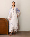 Ivory Gleam Organza Women Clothing - Roheenaz - 1