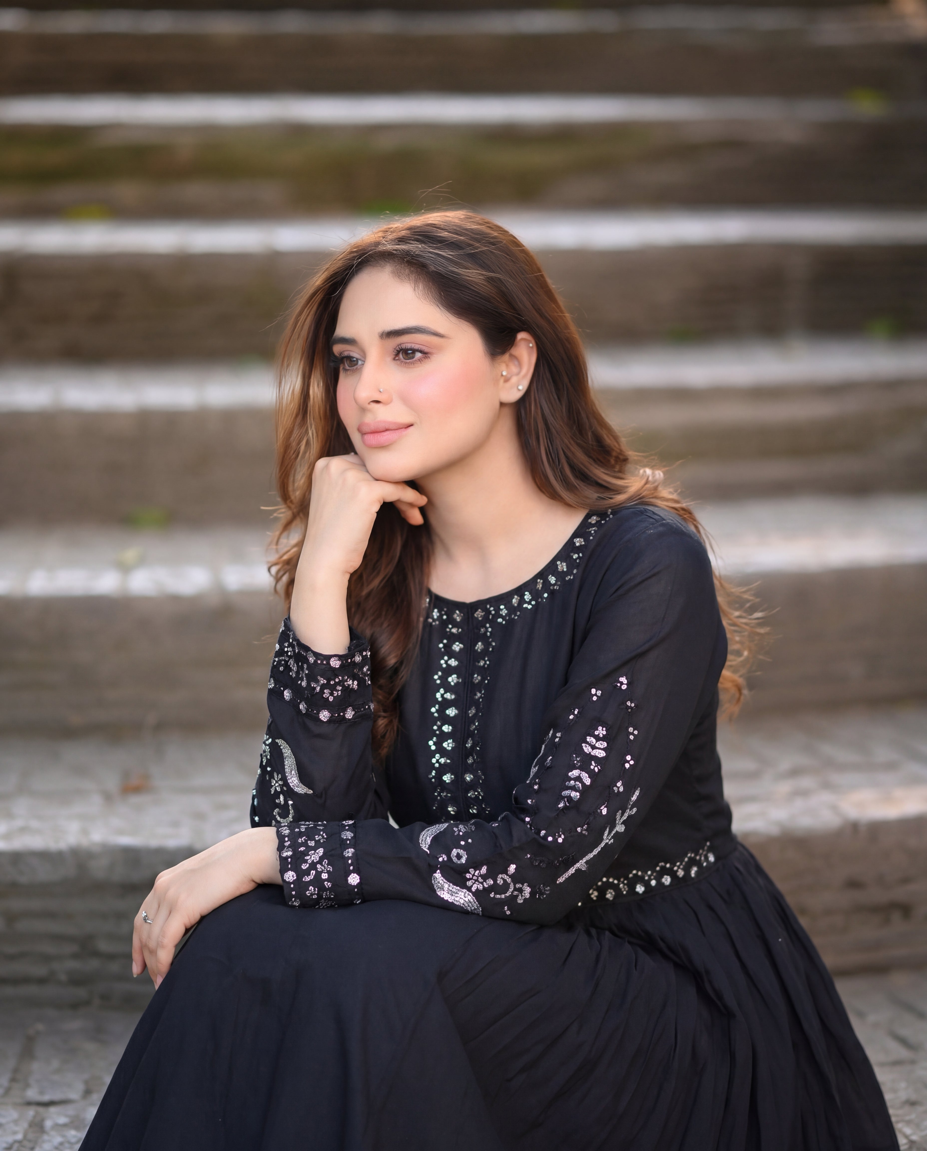 Joy Premium Fabric Pakistani Winter Dresses - Sahiba-clothing - 5
