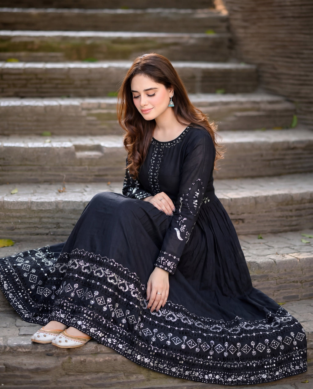 Joy Premium Fabric Pakistani Winter Dresses - Sahiba-clothing - 3
