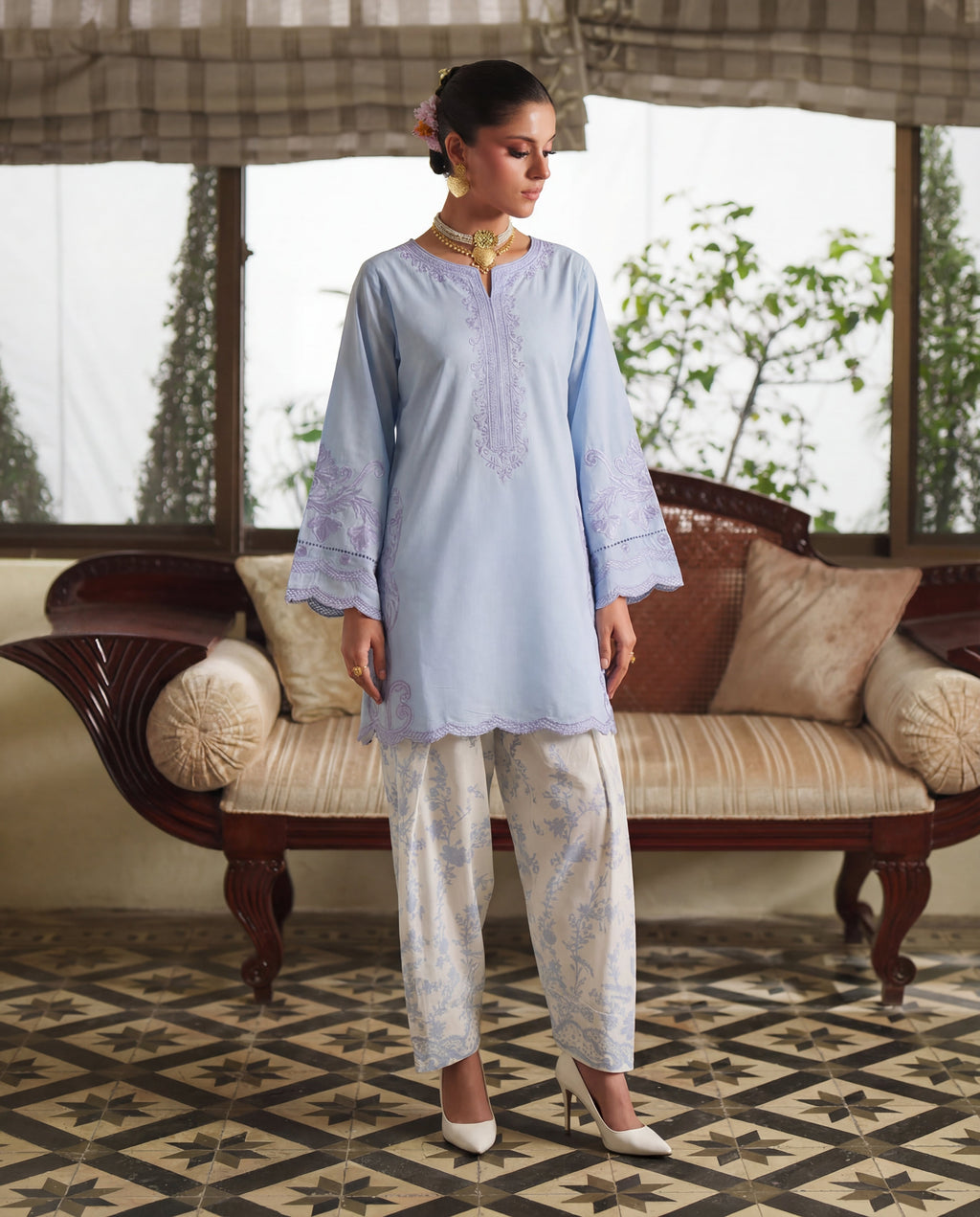 Koh E Noor Premium Fabric Pakistani Summer Dresses - Sahiba-clothing - 8