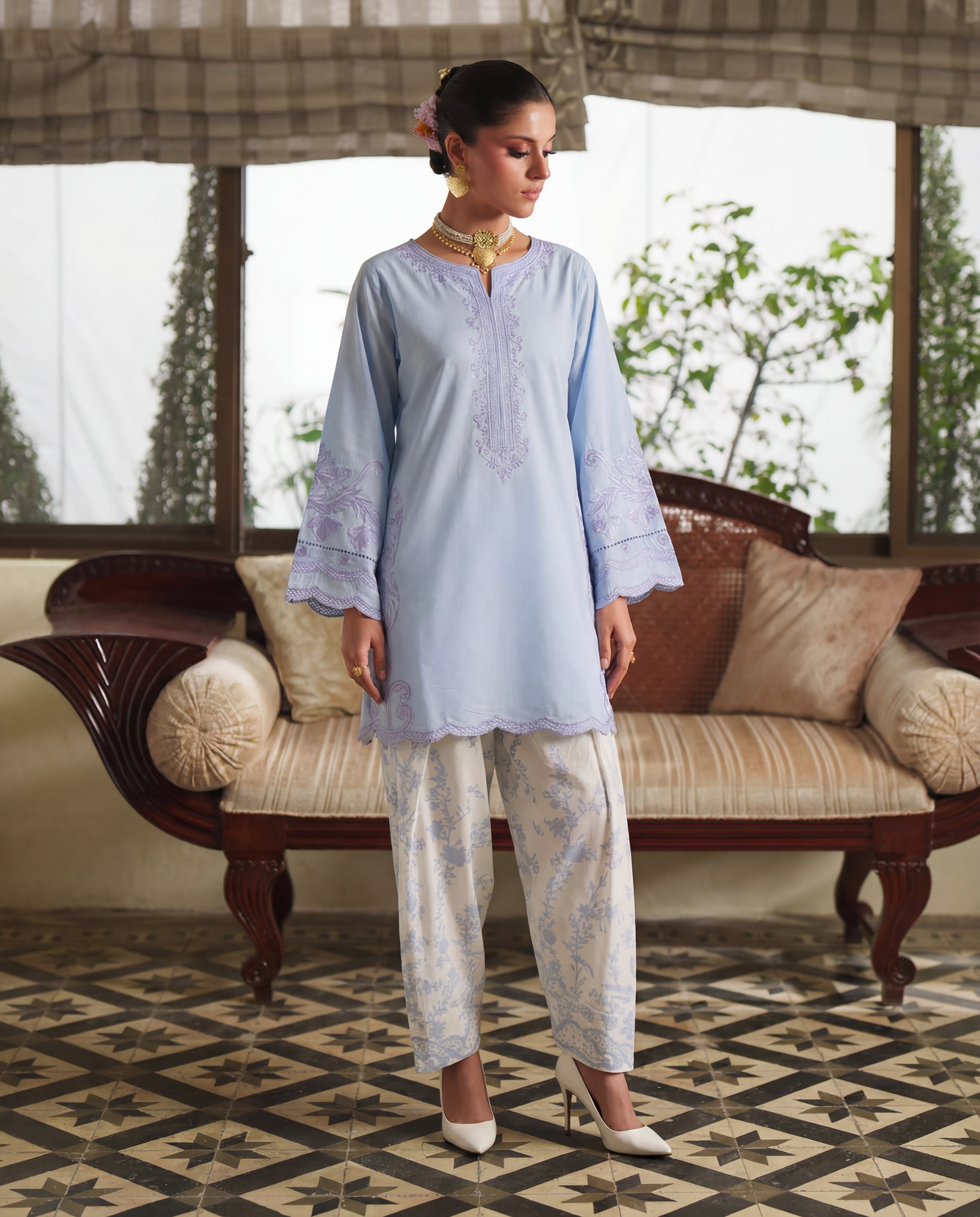 Koh E Noor Premium Fabric Pakistani Summer Dresses - Sahiba-clothing - 8