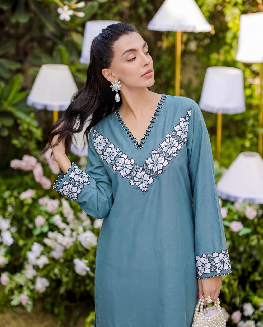 Kulsoom Premium Fabric Pakistani Summer Dresses - Sahiba-clothing - 2