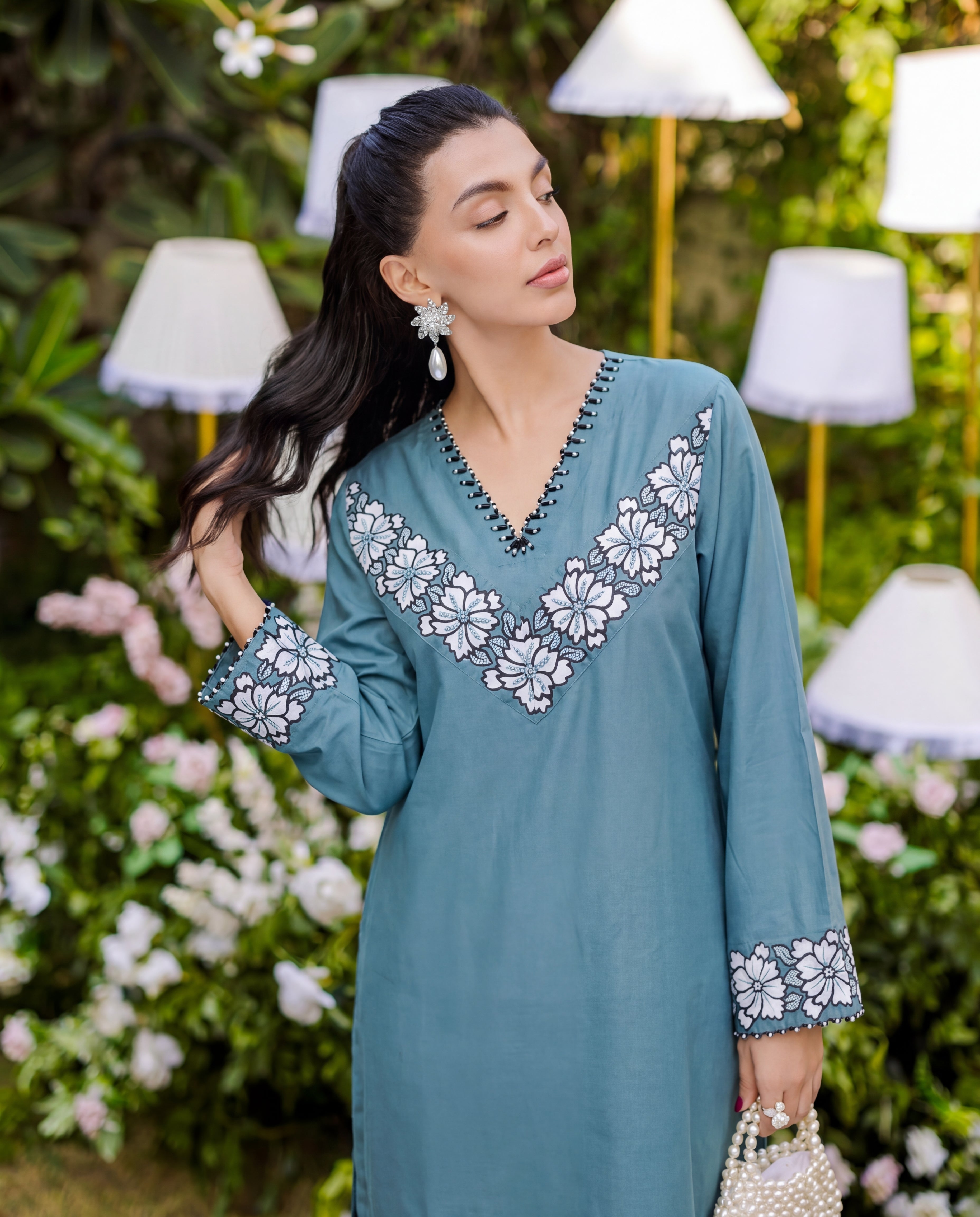 Kulsoom Premium Fabric Pakistani Summer Dresses - Sahiba-clothing - 2