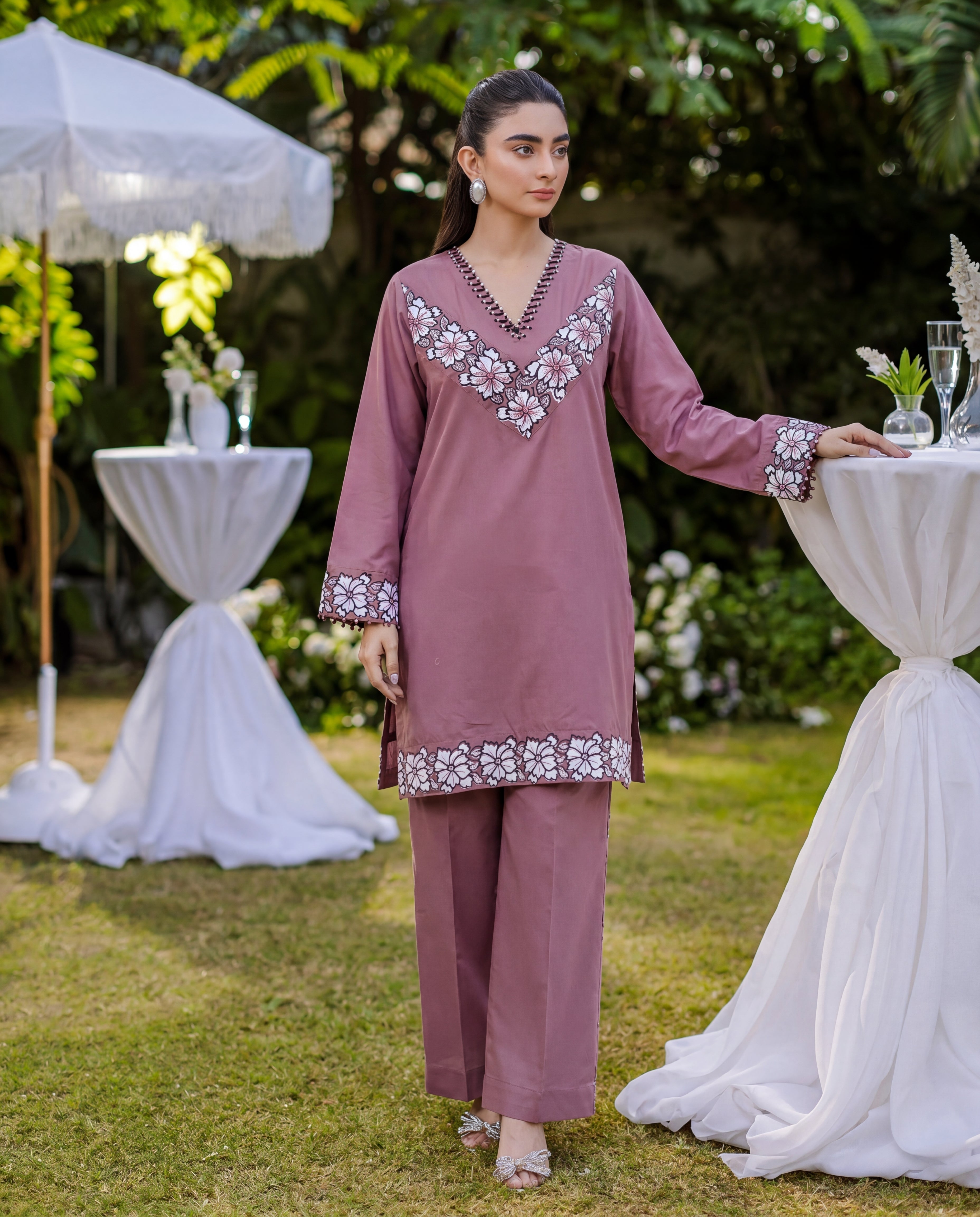 Kulsoom Falsa Premium Fabric Pakistani Summer Dresses - Sahiba-clothing - 1