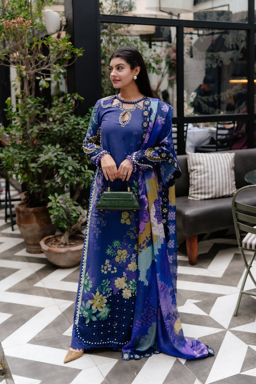 Lumora Organza Pakistani Summer Dresses - Afrozeh - 2