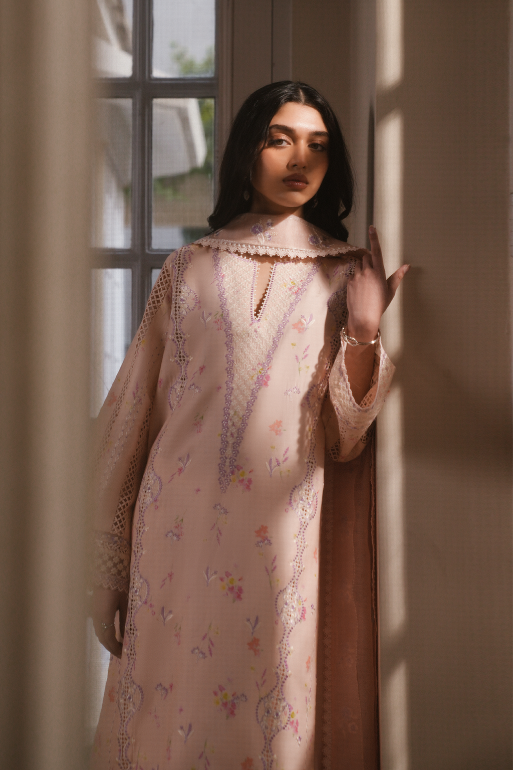 Mirel Organza Pakistani Summer Dresses - Afrozeh - 3
