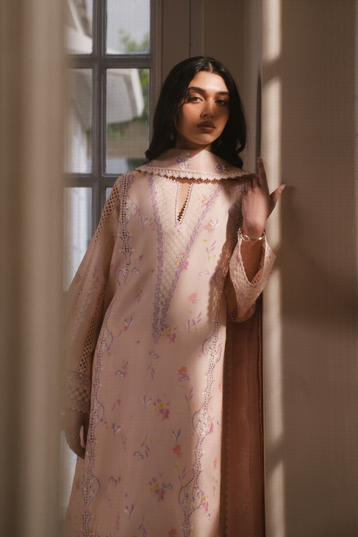 Mirel Organza Pakistani Summer Dresses - Afrozeh - 3