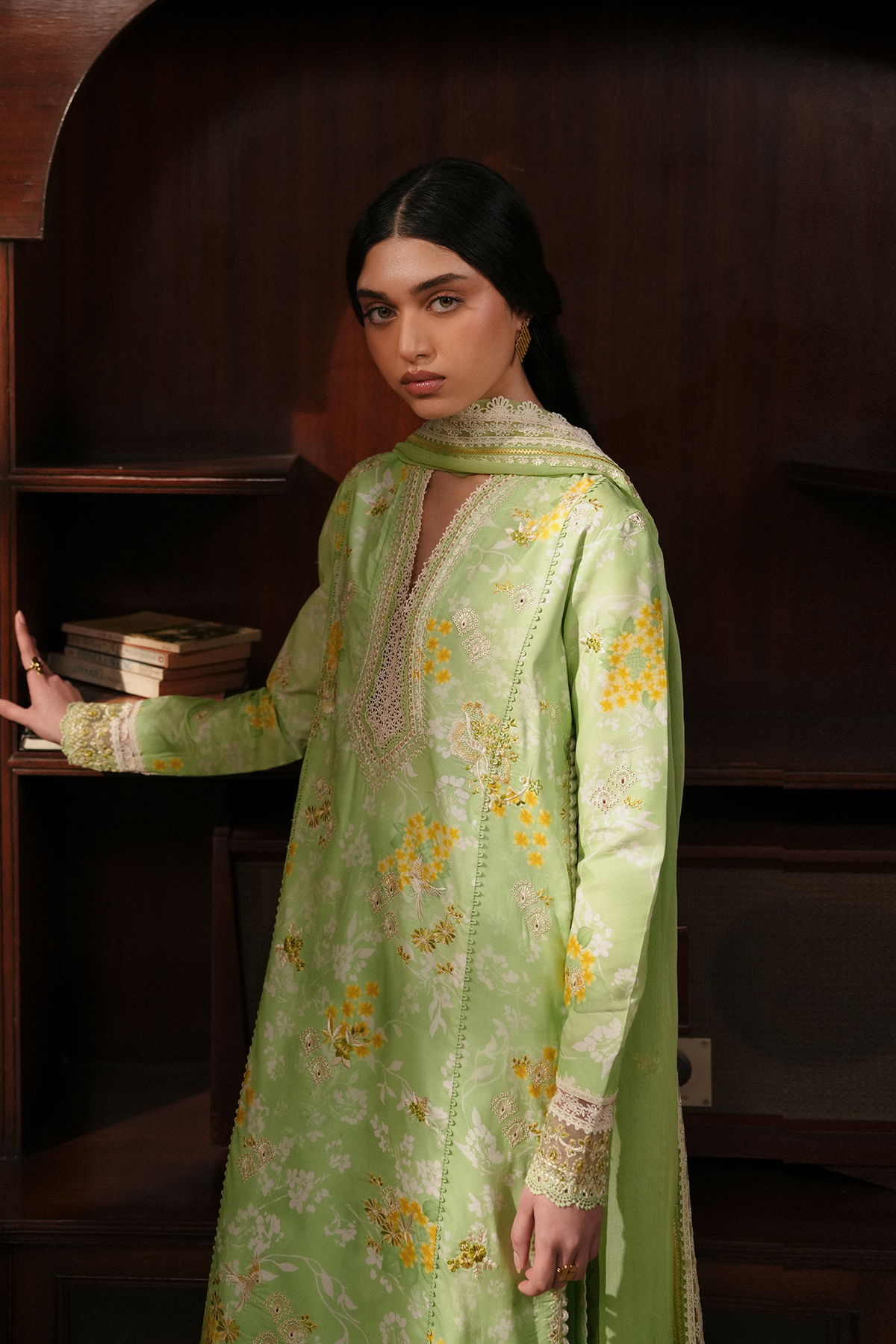 Ciel Organza Pakistani Summer Dresses - Afrozeh - 5