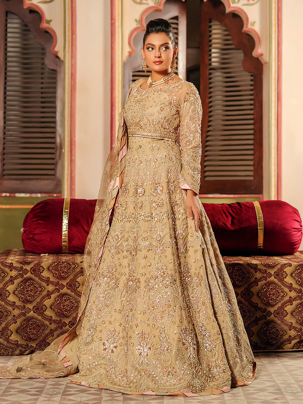 Sunehri - LD 14 Embroidered Pakistani Dress